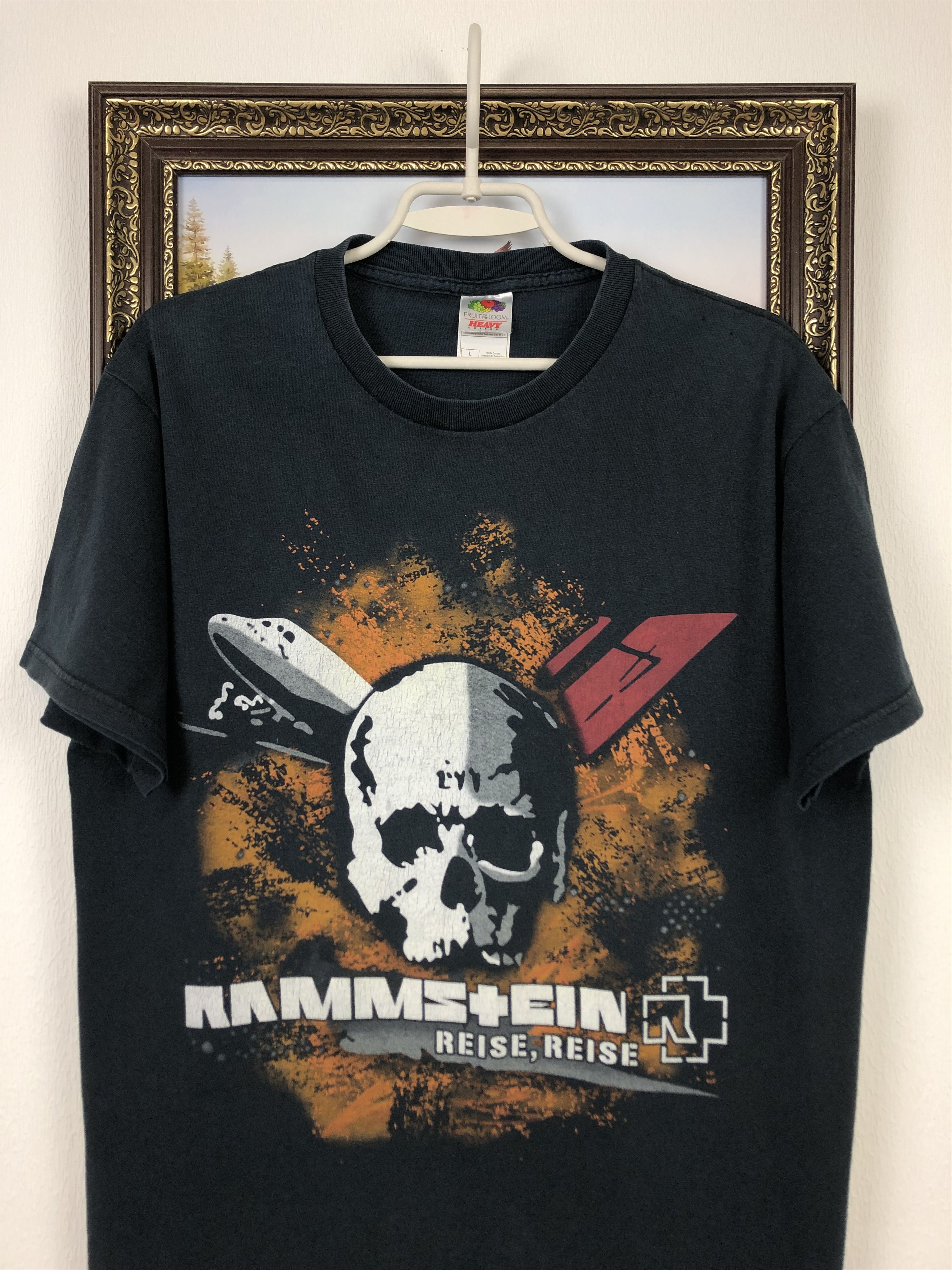 Band Tees Vintage Rammstein Tour Shirt Reise Reise 2004 Tee Rare Size US L / EU 52-54 / 3 - 2 Thumbnail
