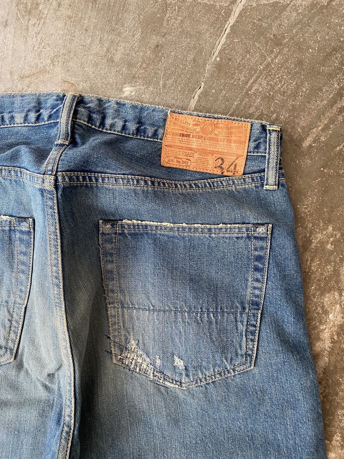 ANACHRONORM Anachronorm Patchwork Jeans Kapital RRL Visvim Boro Needles Size US 34 / EU 50 - 7 Thumbnail