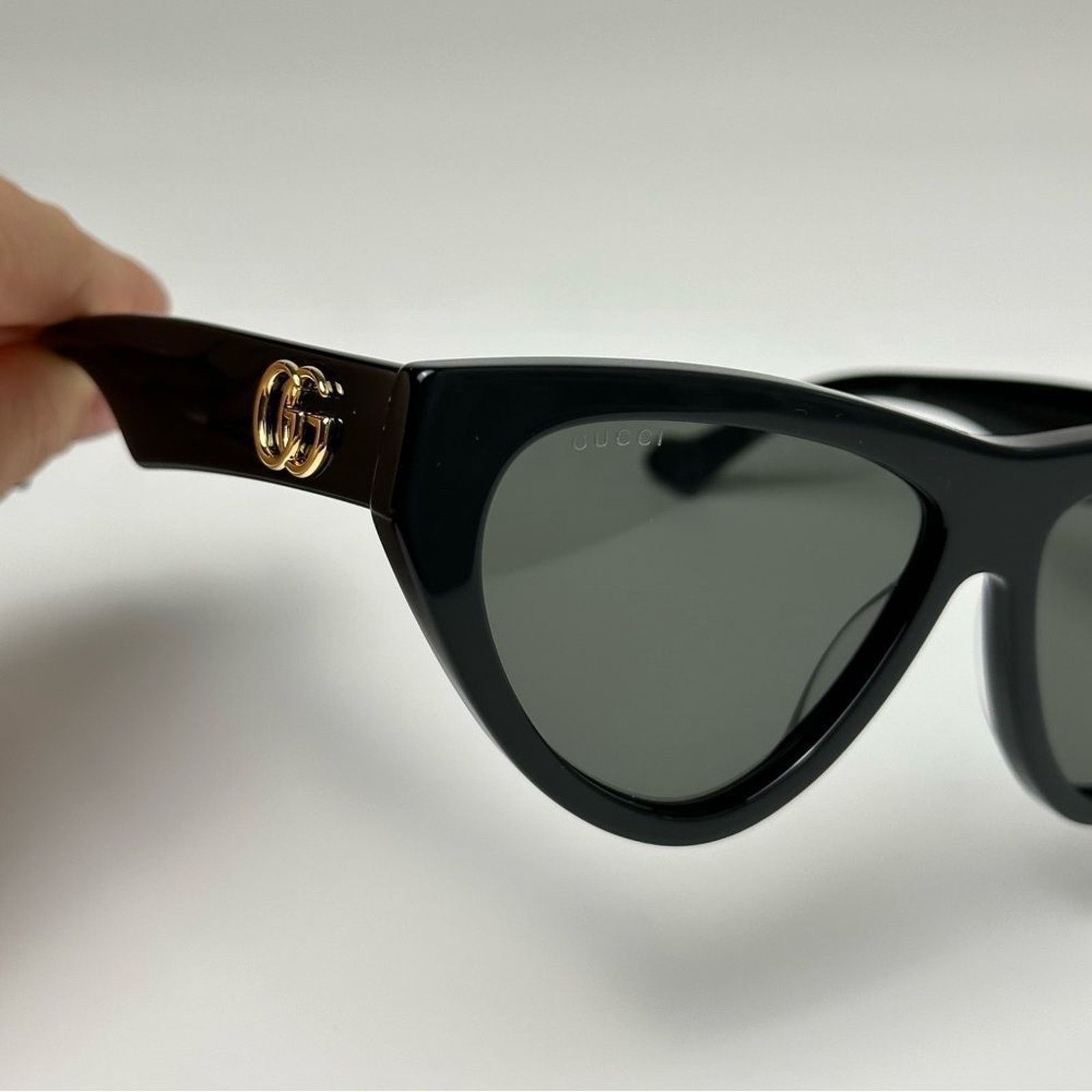 Gucci BRAND NEW GUCCI GG1333S 001 Black Grey Women Sunglasses Size ONE SIZE - 3 Thumbnail