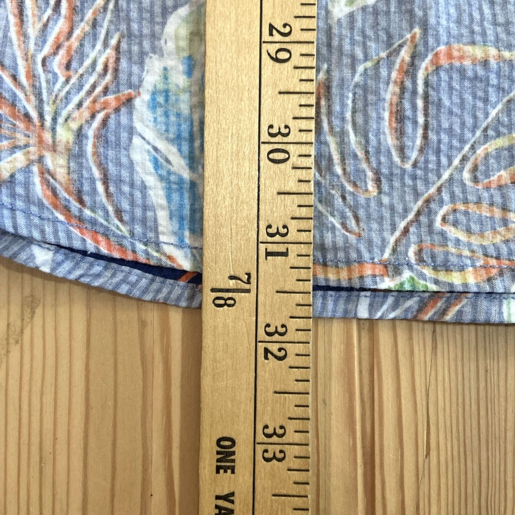 Tommy Bahama Tommy Bahama Shirt Men's XL Nova Wave Seersucker Floral Ocean Reverse Print Size US XL / EU 56 / 4 - 3 Thumbnail