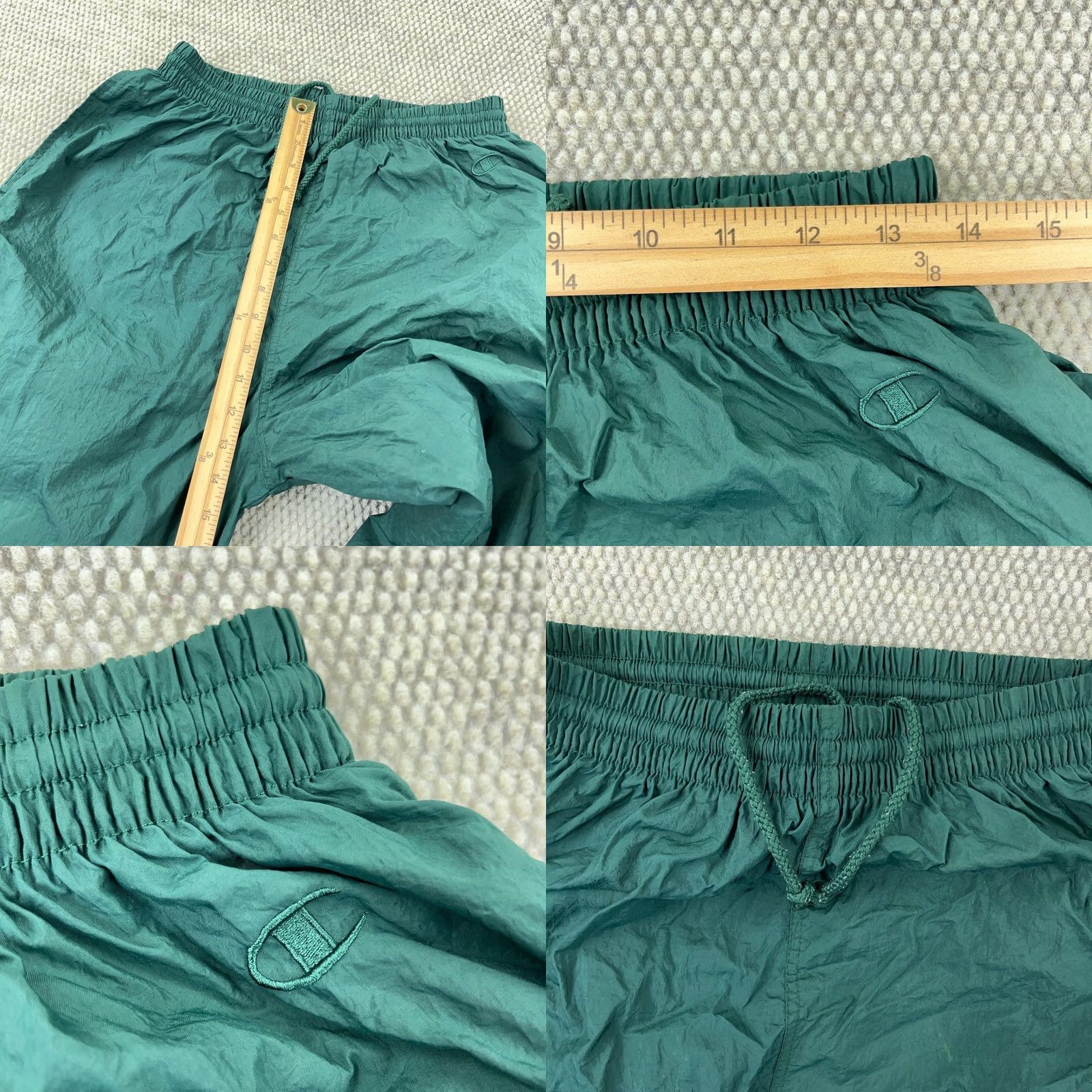 Champion VINTAGE Champion Pants Men M Green Windbreakers Track Pants Regular Size US 31 - 9 Thumbnail