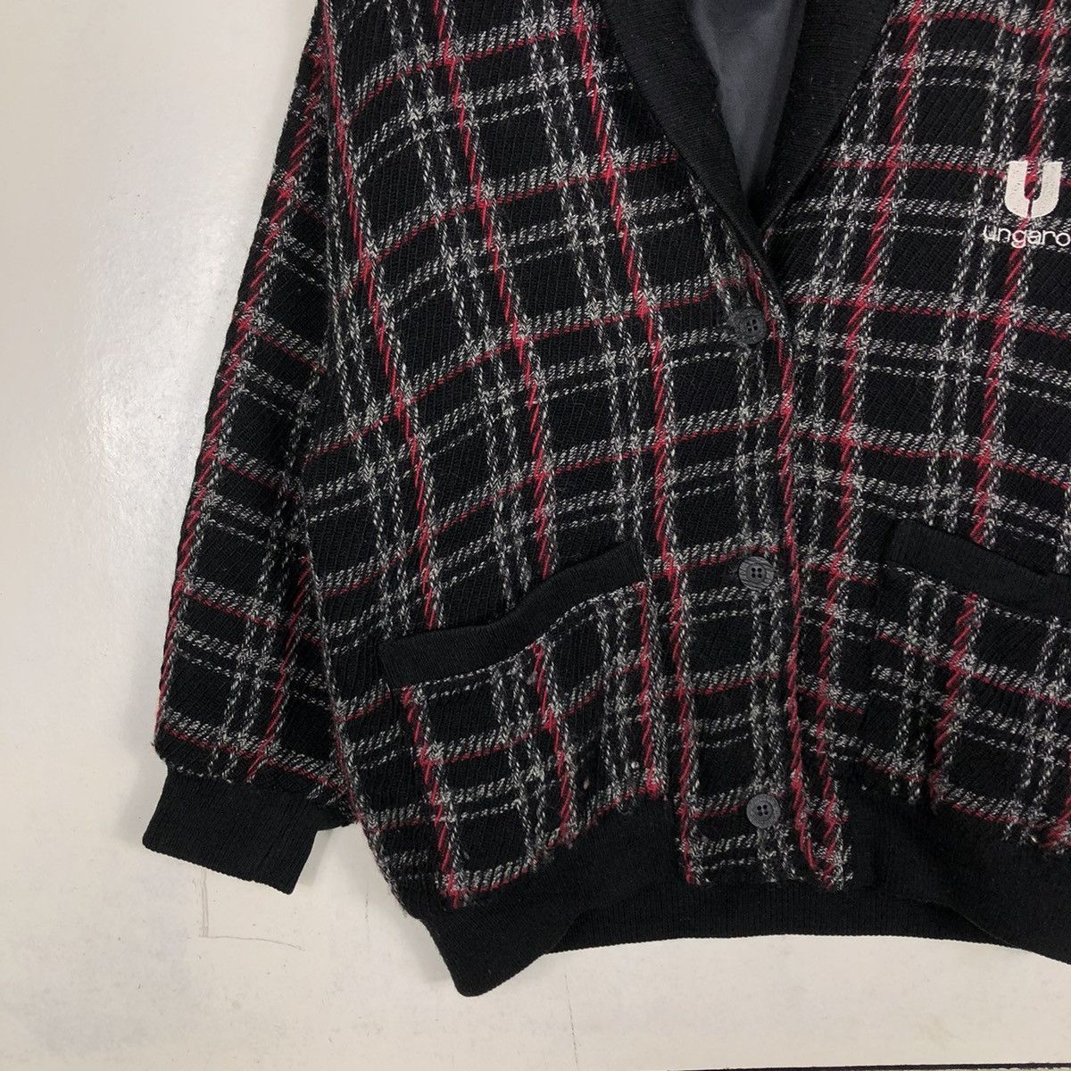 Japanese Brand × Vintage 📌VINTAGE WOOL CARDIGAN JACKET EMANUEL UNGARO ISSEY MIYAKE Size US M / EU 48-50 / 2 - 6 Thumbnail