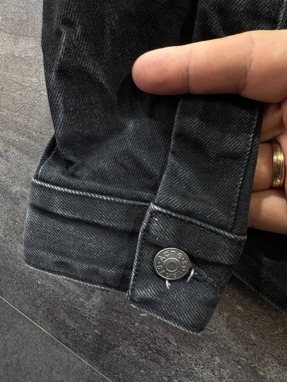 Acne Studios Acne Studios Bla Konst Lamp Black Denim Jacket Size S / US 4 / IT 40 - 6 Thumbnail