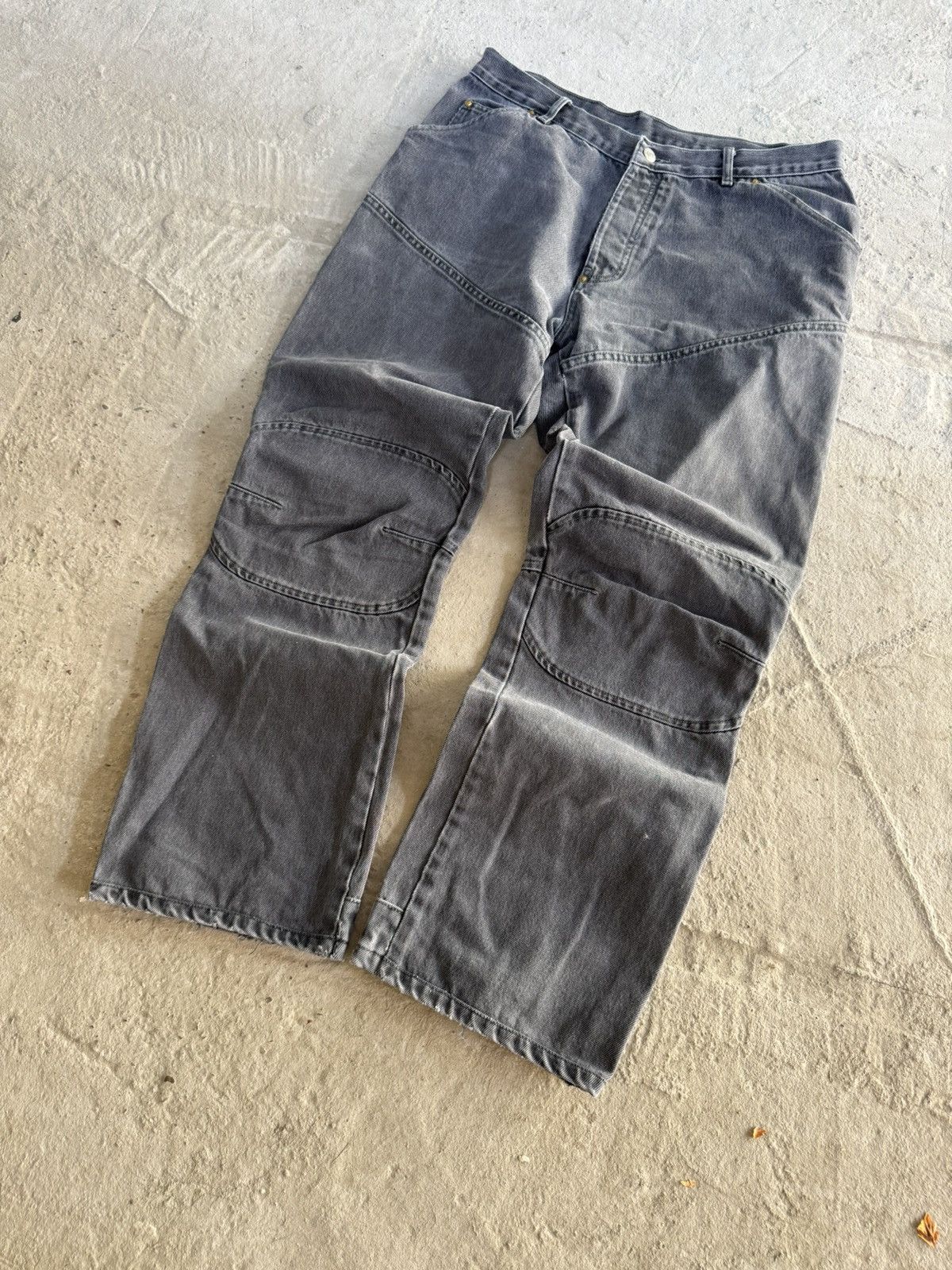G-Star CRAZY VINTAGE G-STAR DOUBLE KNEE WORKING PANTS Size US 36 / EU 52 - 3 Thumbnail
