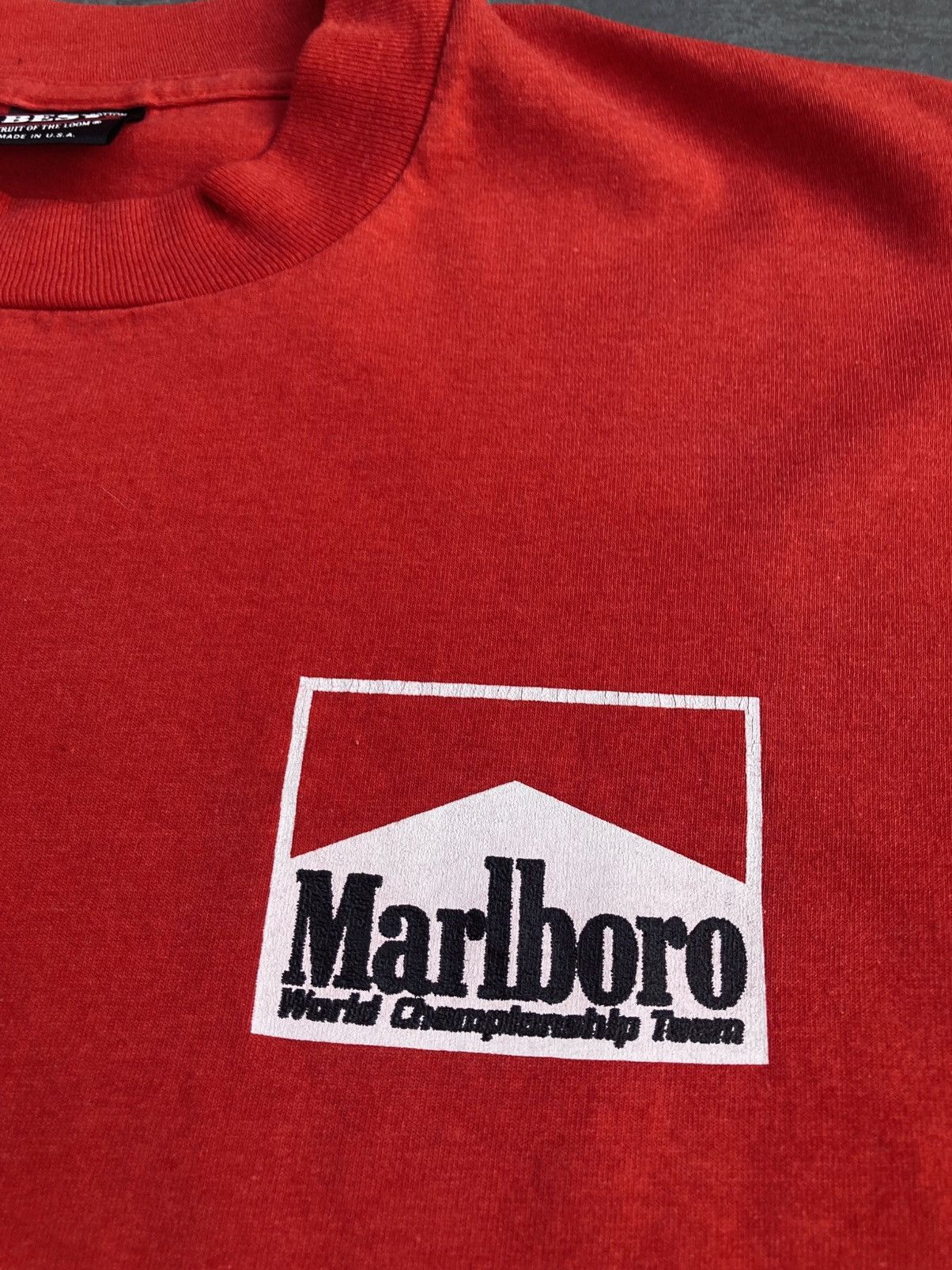 Marlboro × Marlboro Adventure Team × Marlboro Unlimited Vintage 90s Marlboro x F1 Tee Size US XL / EU 56 / 4 - 5 Thumbnail