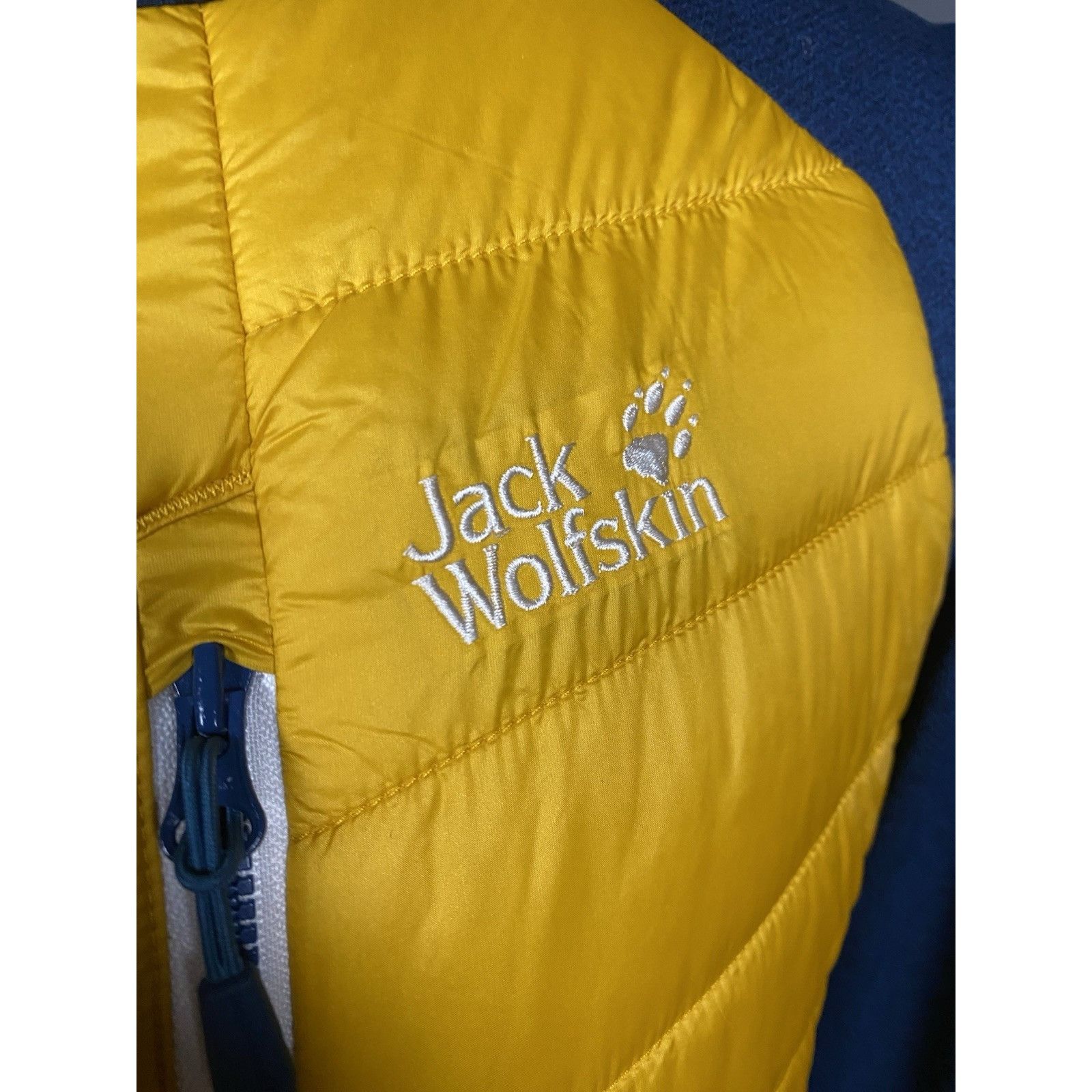 Jack Wolfskin Jack Wolfskin Skyland Crossing Men's Yellow Blue Hybrid Hood Size US M / EU 48-50 / 2 - 8 Thumbnail