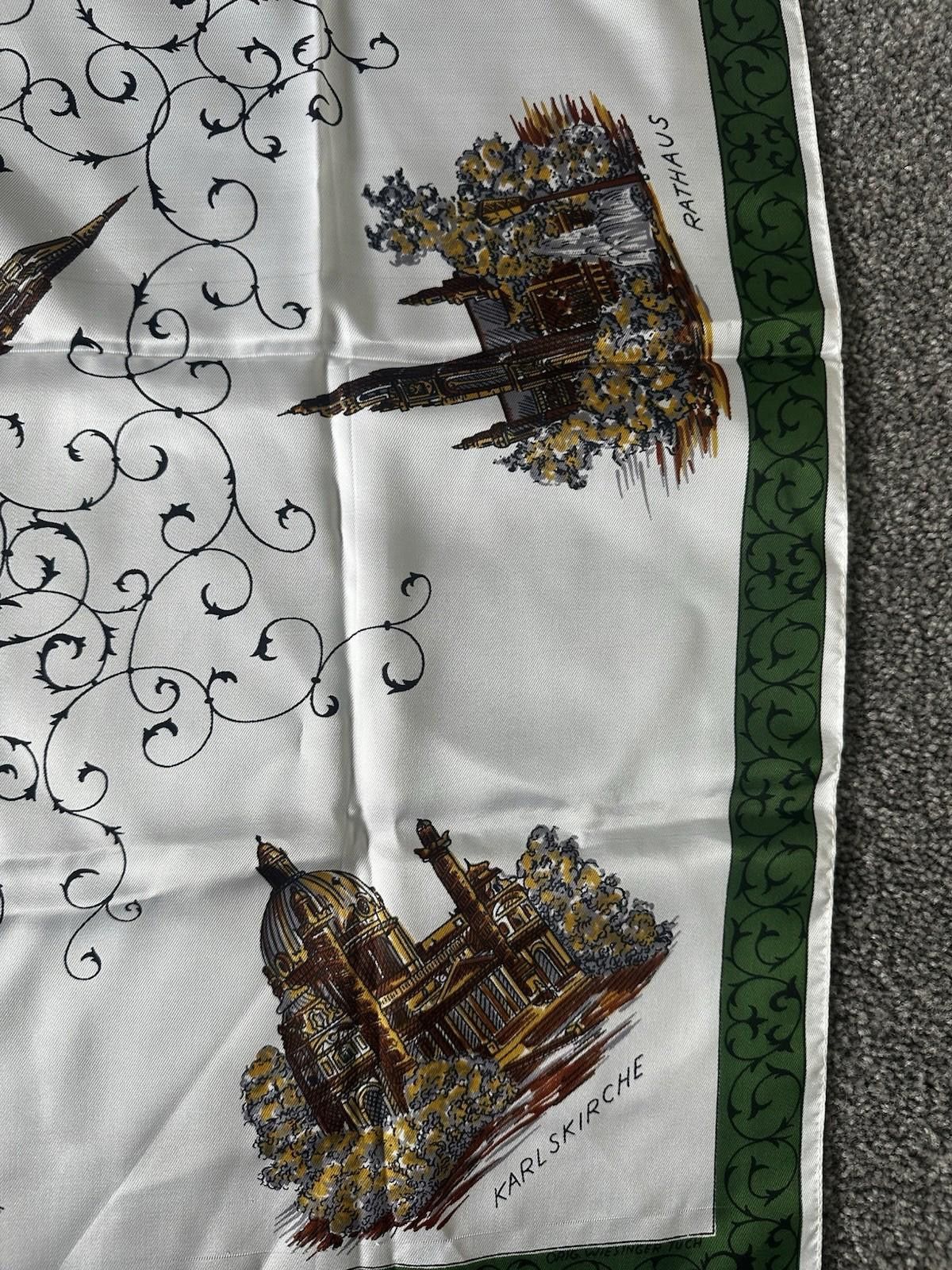 The Unbranded Brand Original Wiesinger Tuch Wien Vienna Silk Scarf Horse Vintage Size ONE SIZE - 4 Thumbnail