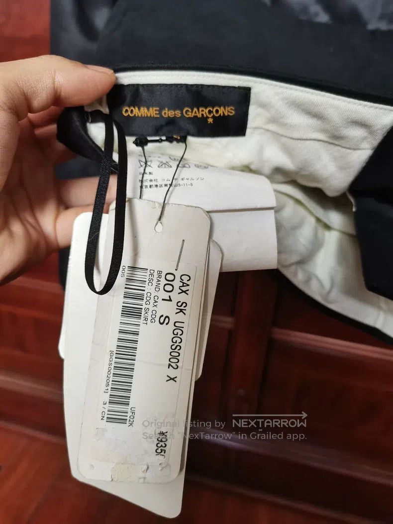 Comme des Garcons Comme Des Garcons Black Double-Breasted Trench Coat, Size Size S / US 4 / IT 40 - 5 Thumbnail