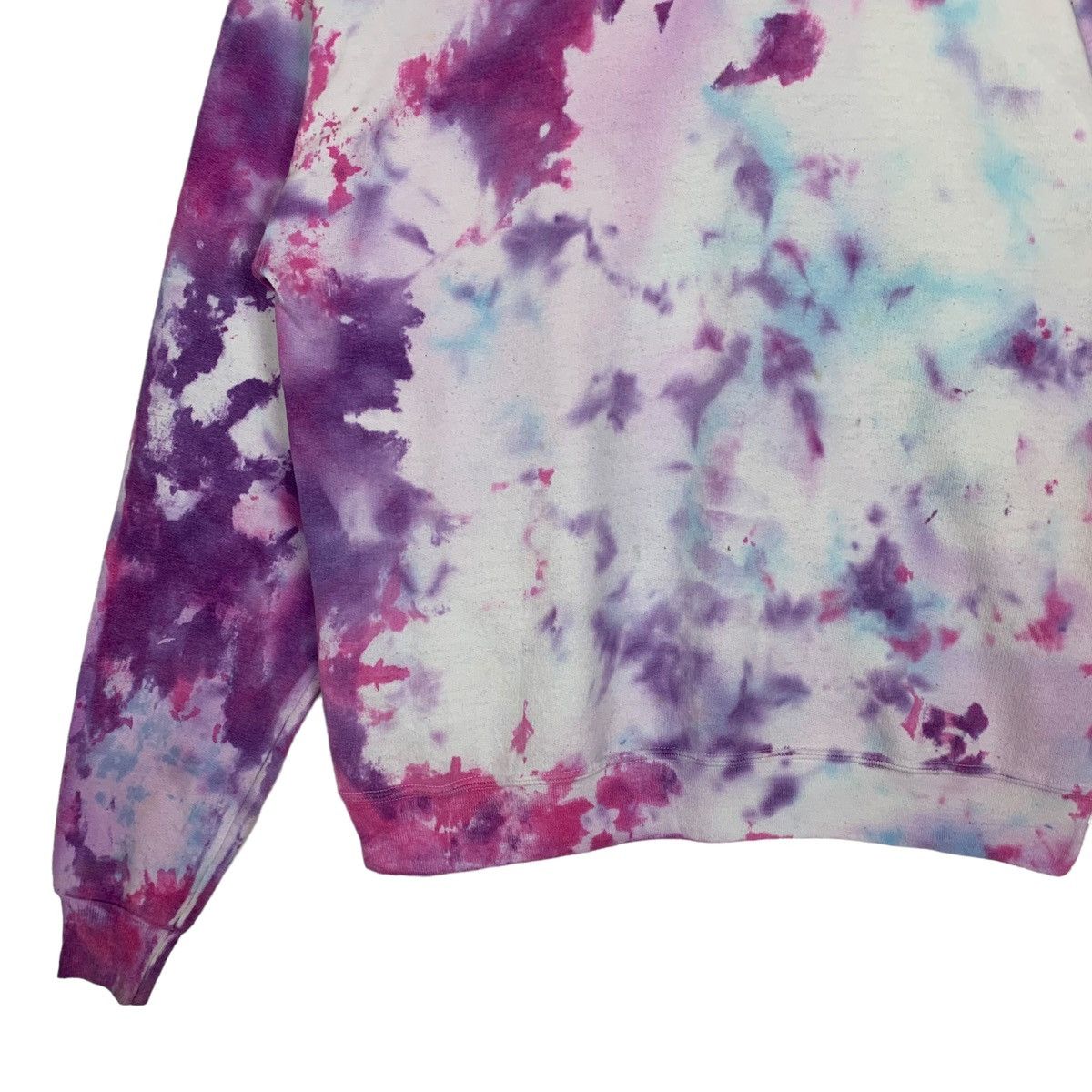 Hanes × Vintage Vintage Hanes Streetwear Crewneck Tye Dye Sweatshirt Size US M / EU 48-50 / 2 - 4 Thumbnail