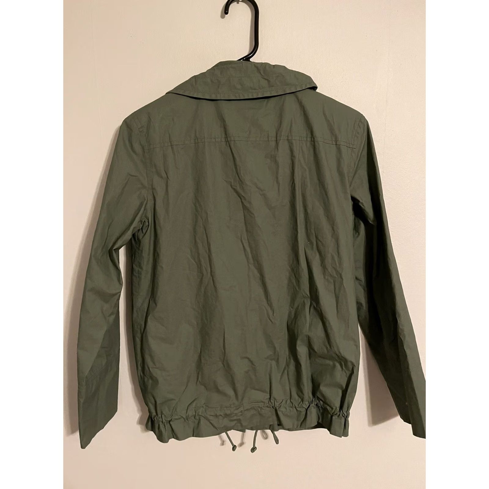 J.Crew J.CREW Women's Jacket Green Snap Button Military Field Utility 0 Size XS / US 0-2 / IT 36-38 - 3 Thumbnail