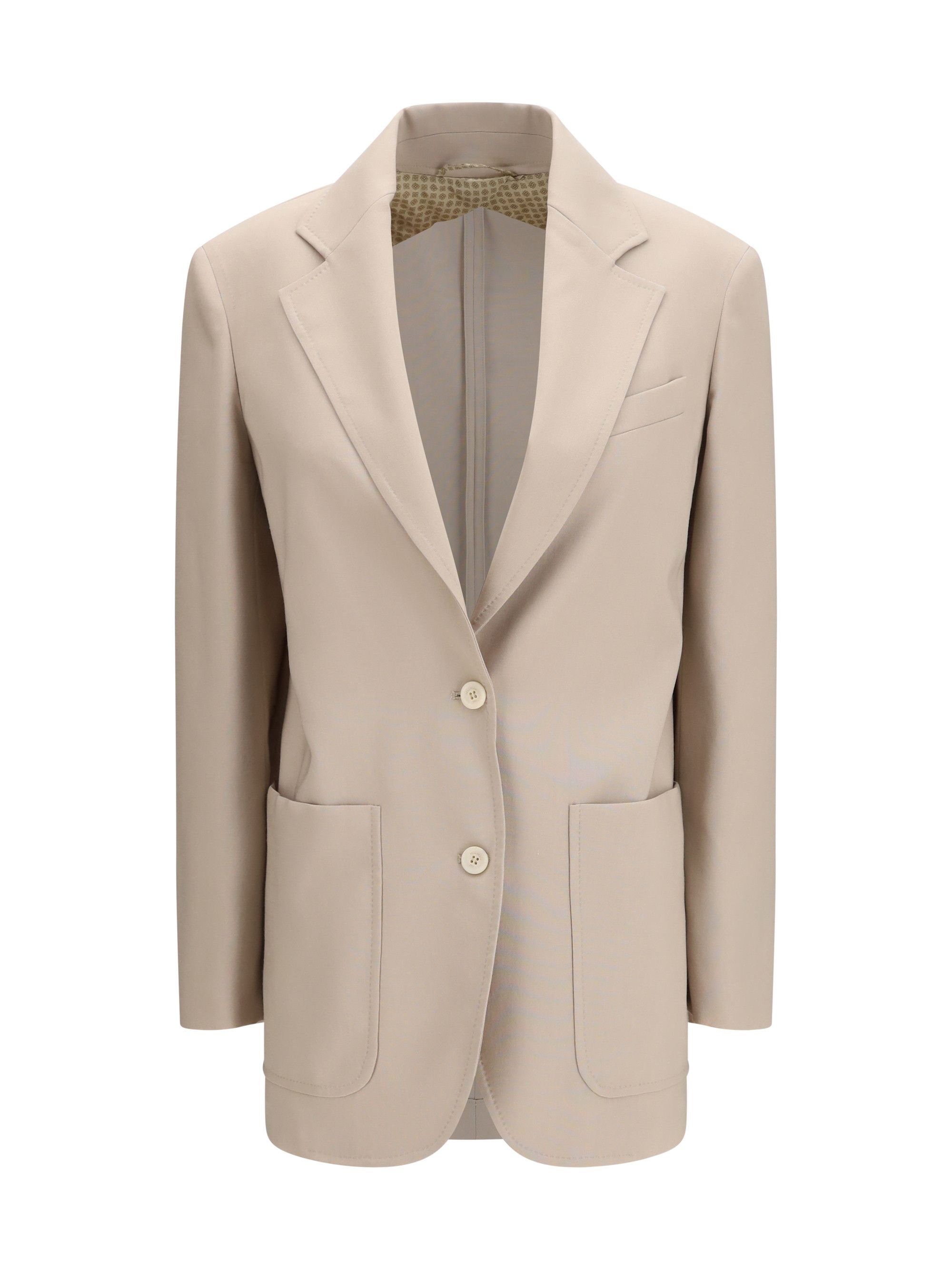 Max Mara Single-breasted wool-blend Blazer Size M / US 6-8 / IT 42-44 - 1 Thumbnail