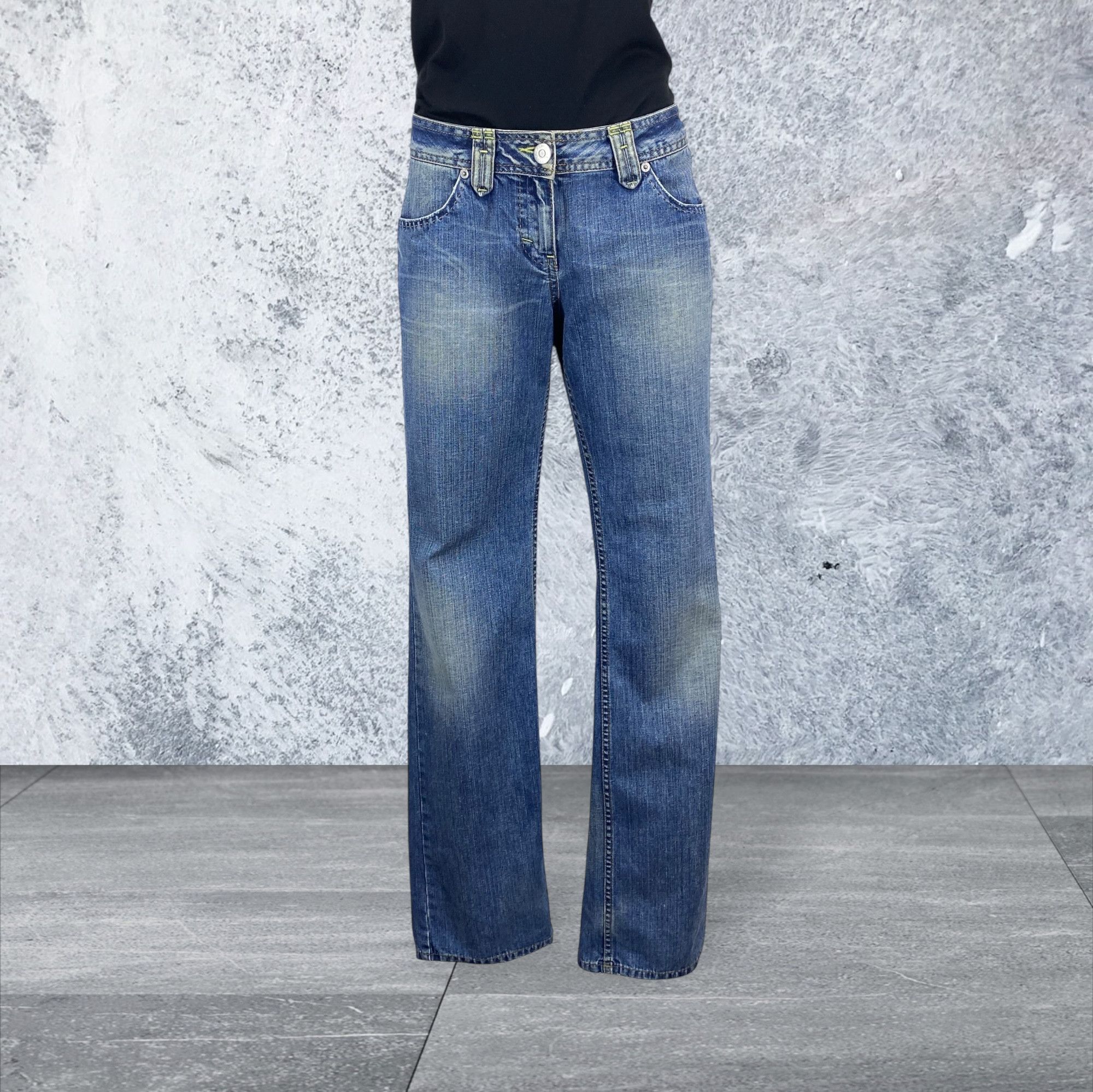 Other Sisley Low Rise Bootcut Flare Jeans Japanese Size 26" / US 2 / IT 38 - 3 Thumbnail