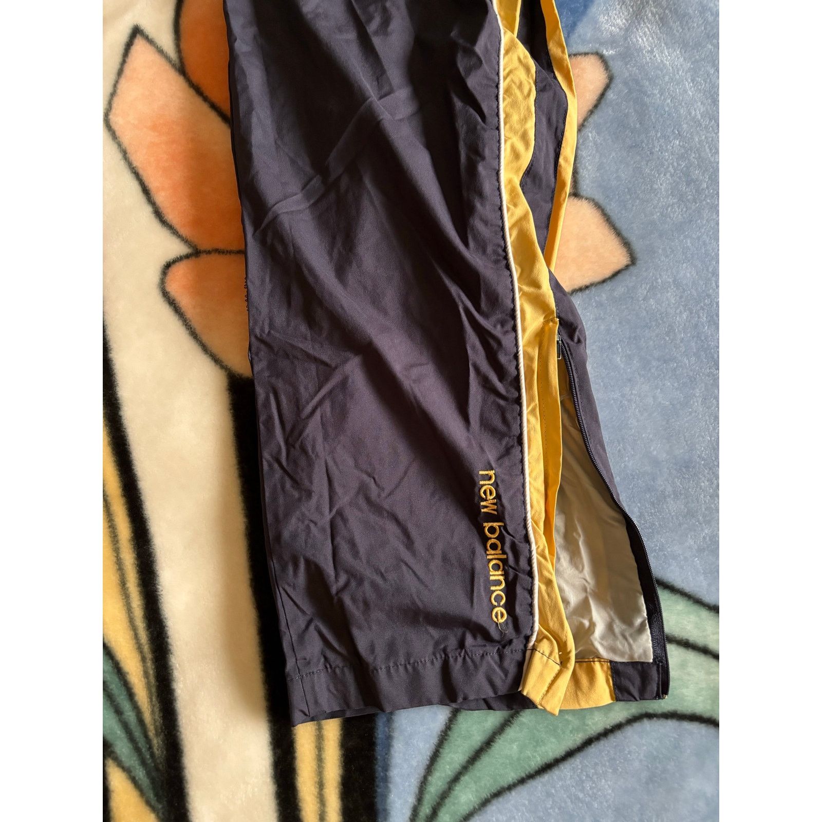 New Balance Vintage New Balance Nylon Track Pants - Navy Size US 32 / EU 48 - 2 Thumbnail
