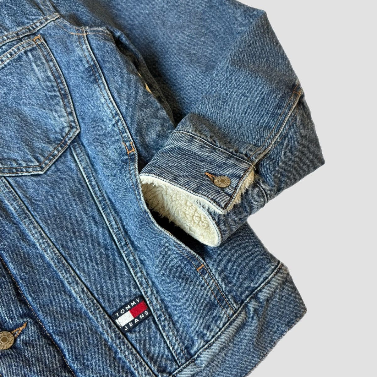 Tommy Jeans Tommy Jeans ‘Archivr’ Sherpa Denim Jacket Size US S / EU 44-46 / 1 - 13 Thumbnail