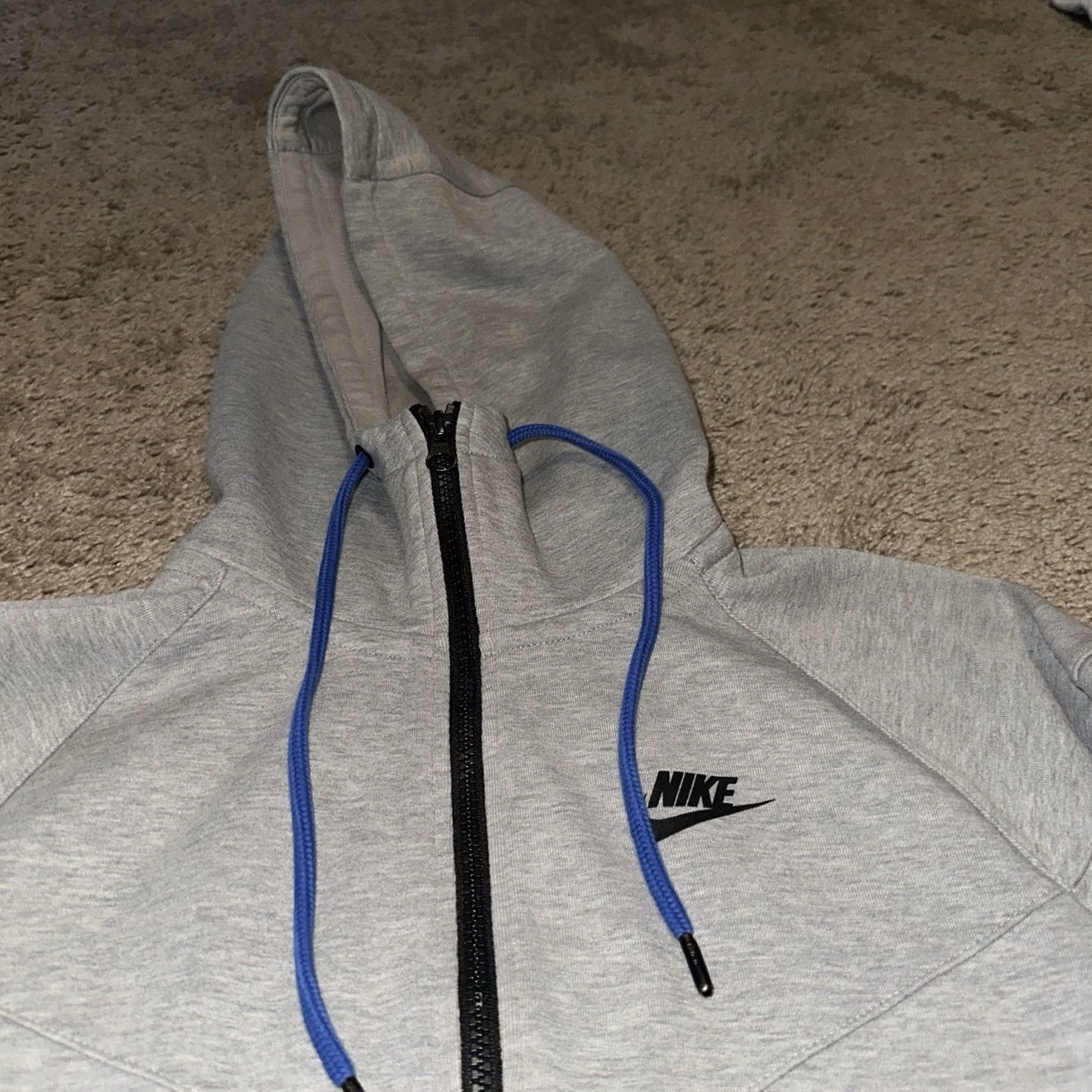 Nike Nike Tech Fleece Hoodie Mens Small Gray Regular Full Zip Pockets Nike Sportswear Size US S / EU 44-46 / 1 - 4 Thumbnail