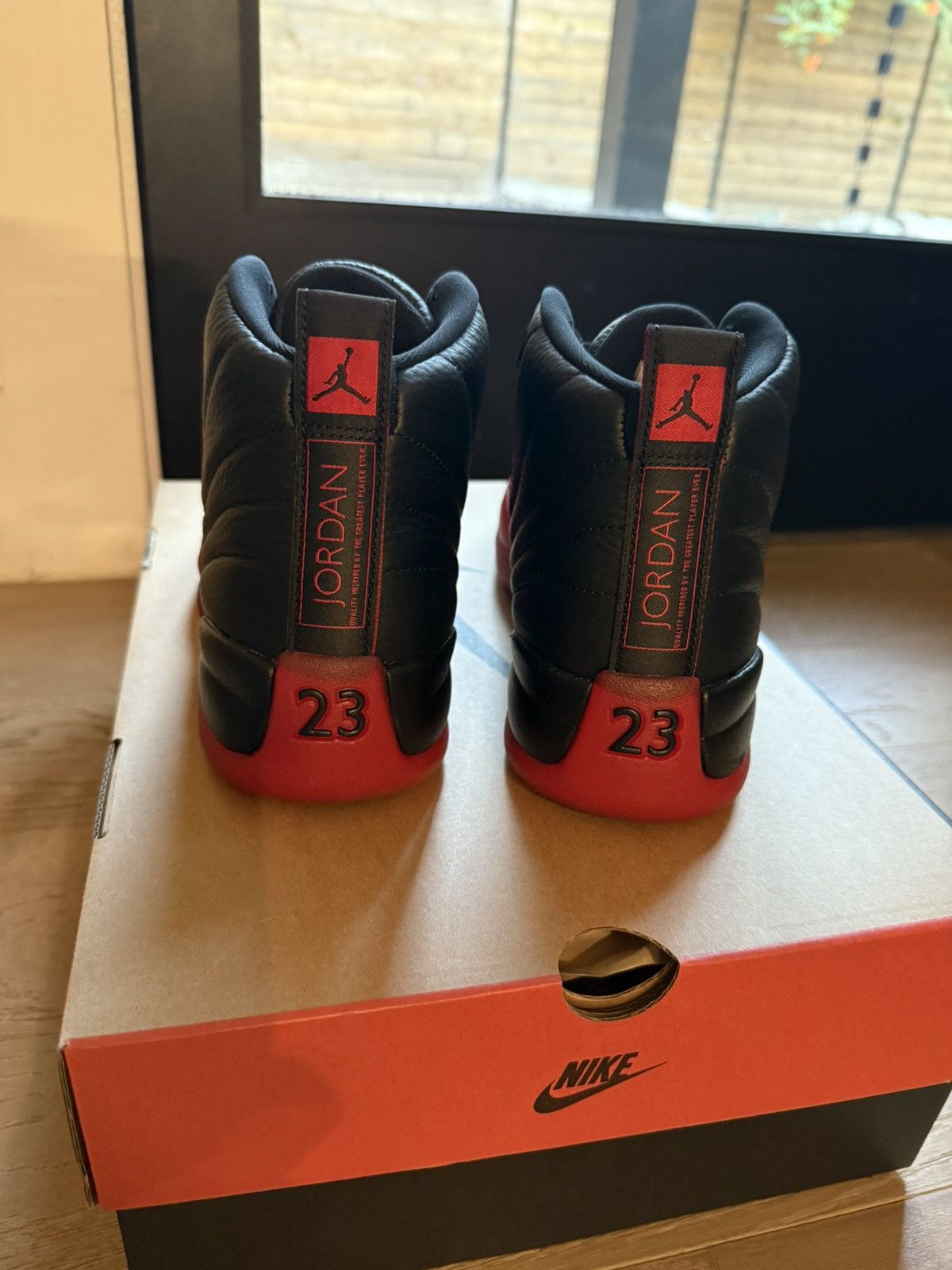 Jordan Brand Nike Air Jordan Size 8.5 Retro 12 FLU GAME Bred 2025 Size US 8.5 / EU 41-42 - 3 Thumbnail