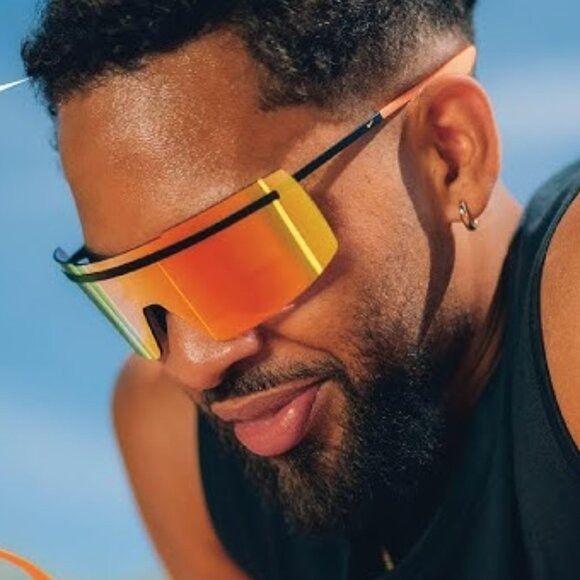 Nike Nike NIKE ECHO SHIELD M F 113 Sunglasses Milk Shield Frame Size ONE SIZE - 7 Thumbnail