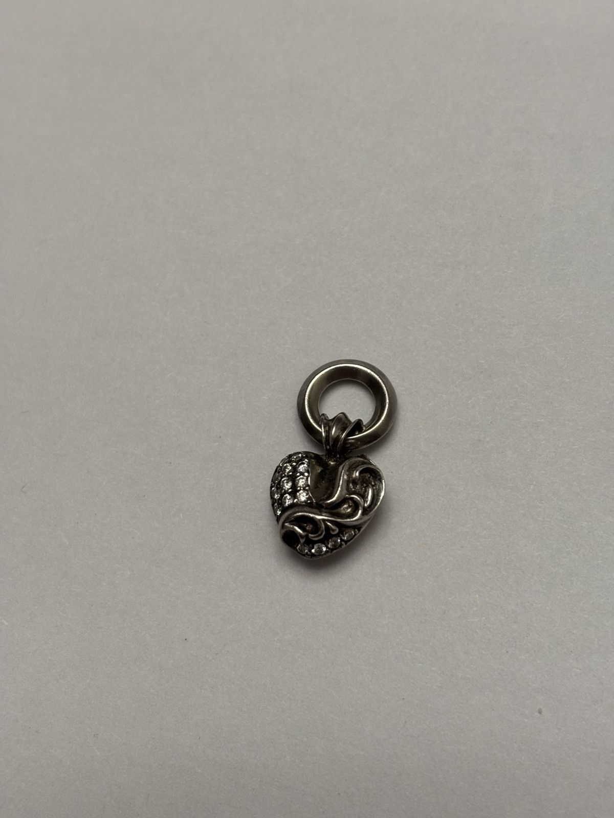 Chrome Hearts Chrome Hearts Pave Factory Set Diamond Heart Pendant Size ONE SIZE - 17 Thumbnail