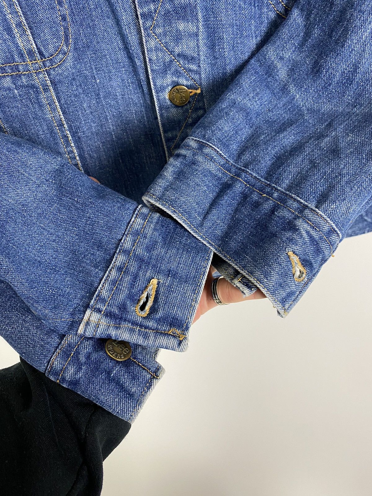 Lee 1970s Vintage Lee Riders Sanforized Washed Boxy Denim Jacket Size US M / EU 48-50 / 2 - 10 Thumbnail