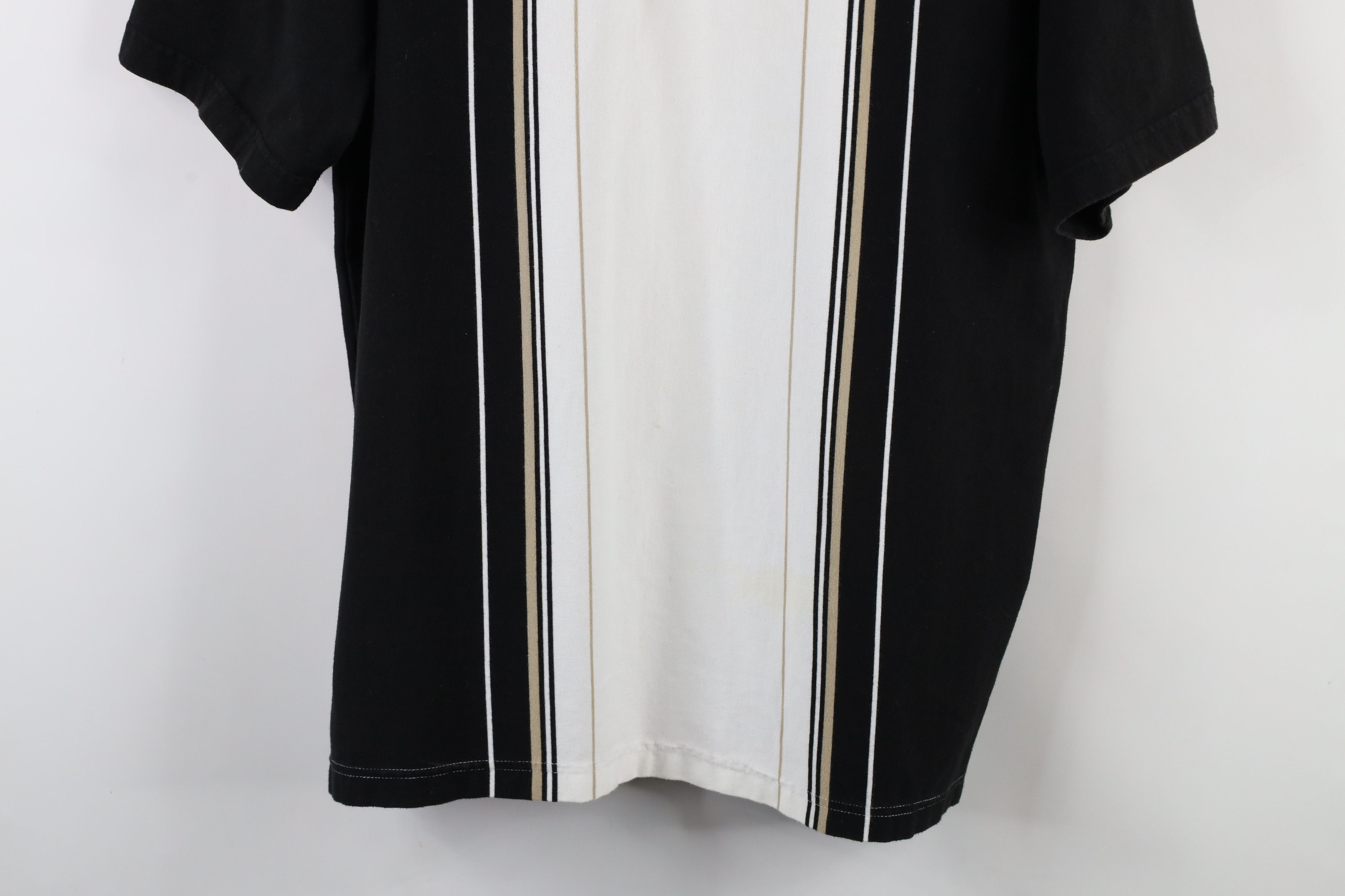Vintage Vintage 90s Streetwear Striped Block Collared Polo Shirt Size US XL / EU 56 / 4 - 3 Thumbnail