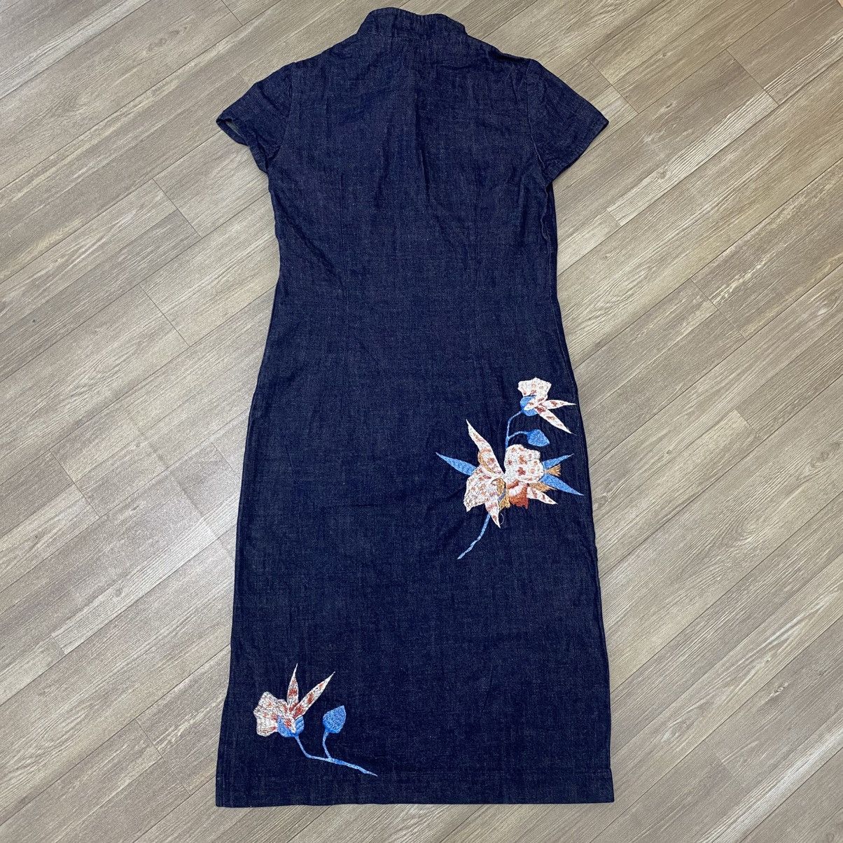 Japanese Brand × Vintage Junko Shimada Embroidery Japnese Style DRESS Size S / US 4 / IT 40 - 8 Thumbnail