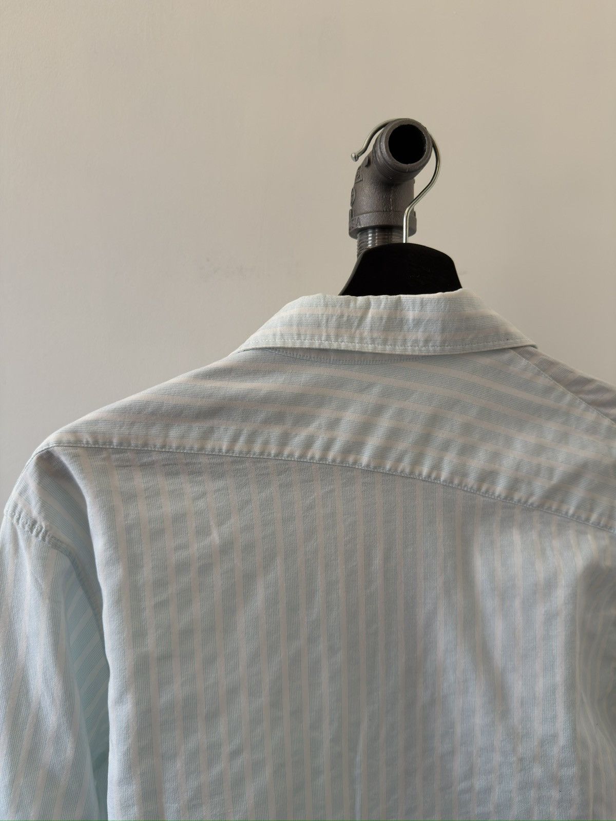 Ann Demeulemeester ‘00s Twisted Pinstripe Shirt Size US XS / EU 42 / 0 - 3 Thumbnail