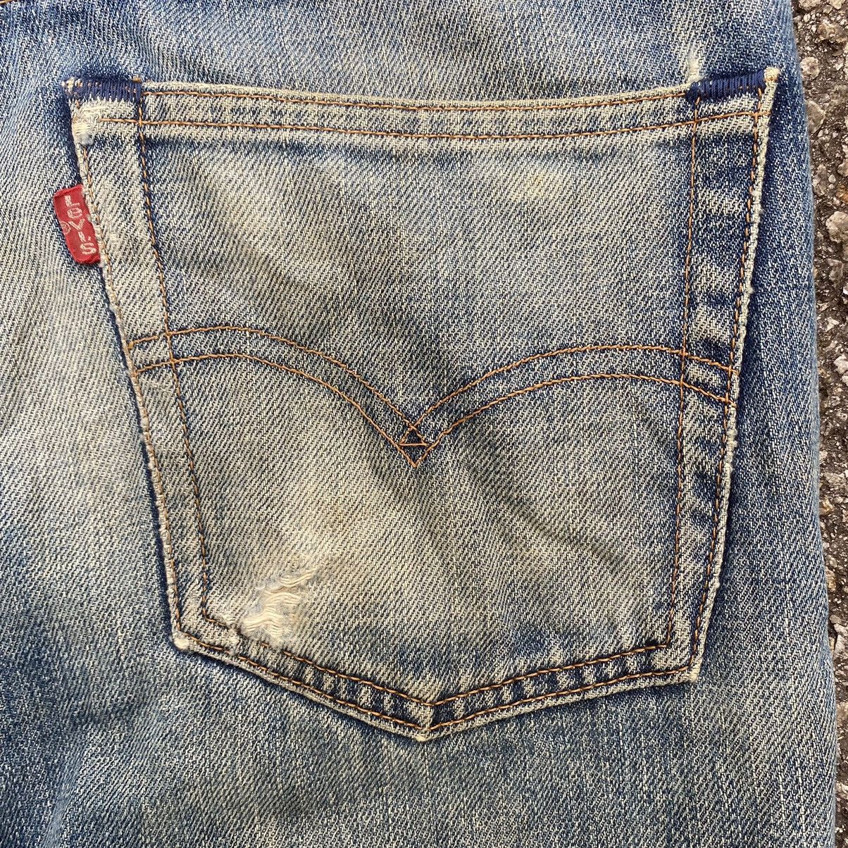 Levi's Vintage Levis 503-0217 Ripped Denim Distressed Rusty Jeans Size US 31 - 15 Thumbnail