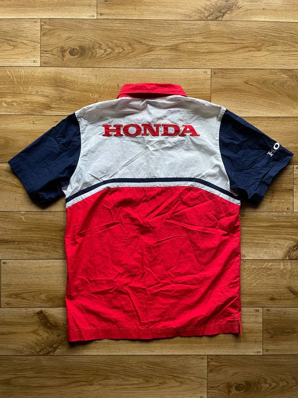 Honda × Vintage Honda Vintage Y2k Shirt Rare Logo Size US L / EU 52-54 / 3 - 1 Thumbnail