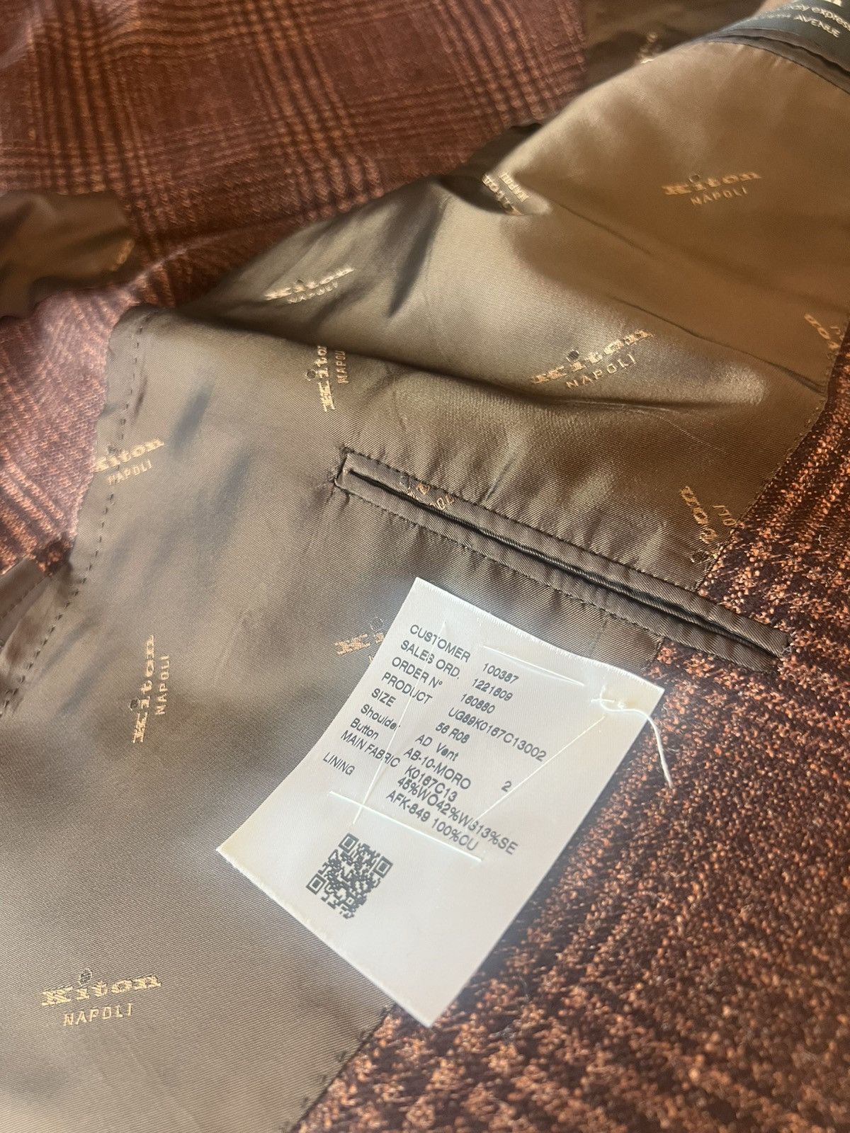 Kiton Kiton Wool Suit Size 46R - 4 Thumbnail