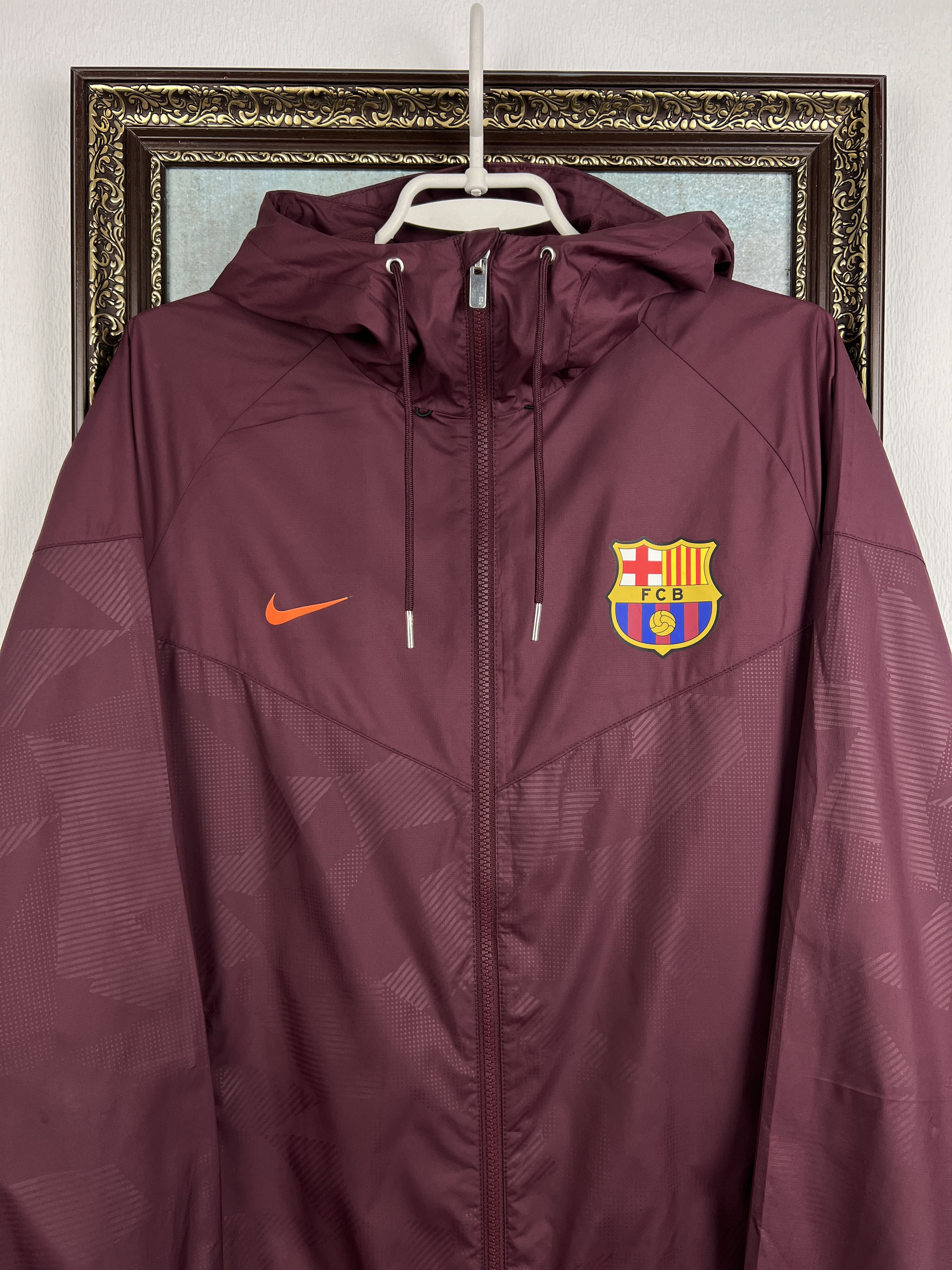 Nike Nike Barcelona Football Hooded Jacket Soccer Track Top Rare Size US L / EU 52-54 / 3 - 2 Thumbnail