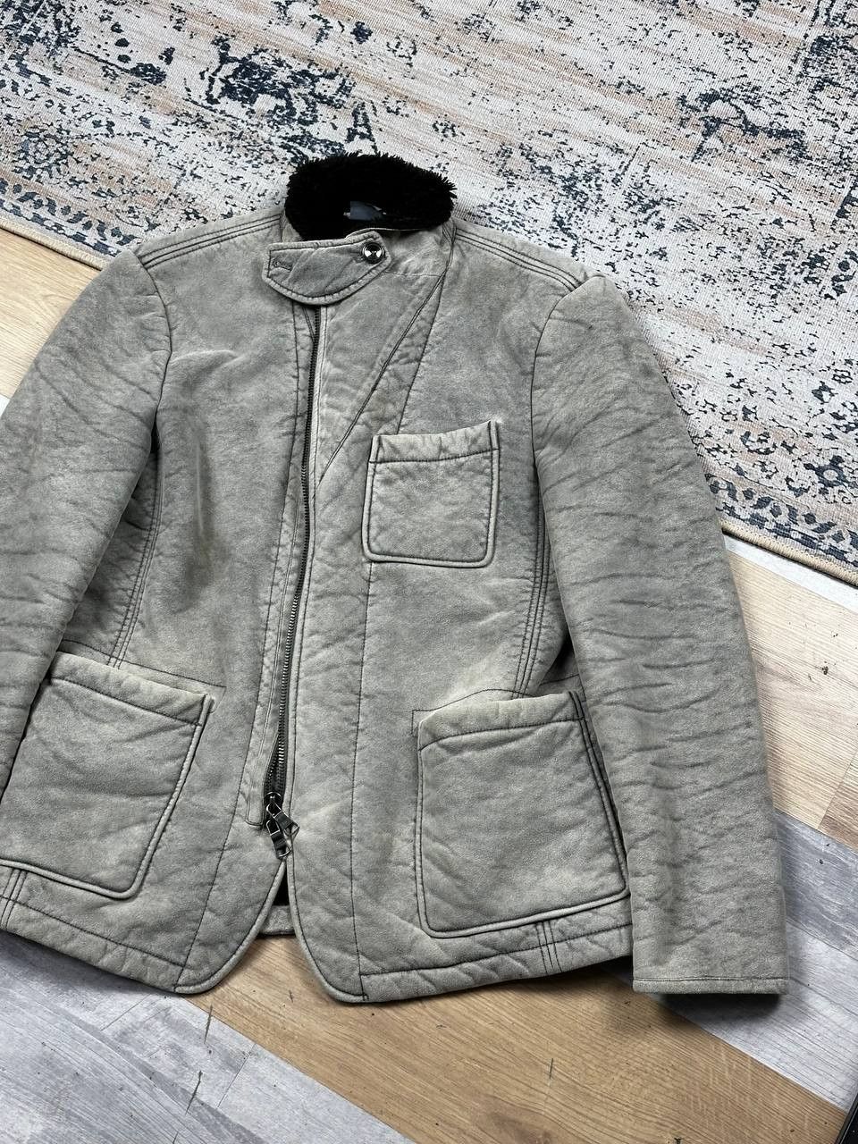 Armani Armani Jacket Biker Racing Moto Y2K Style Vintage Size US M / EU 48-50 / 2 - 1 Thumbnail