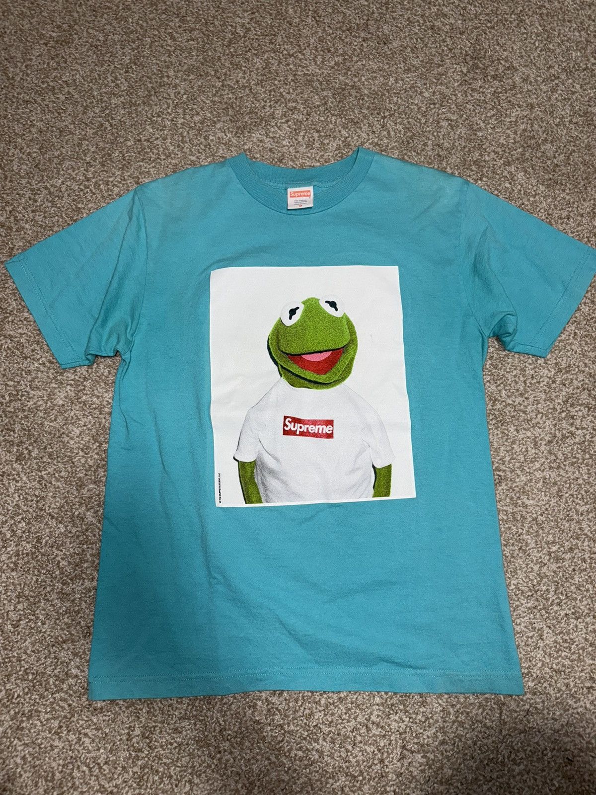 Kermit in a supreme shirt clearance