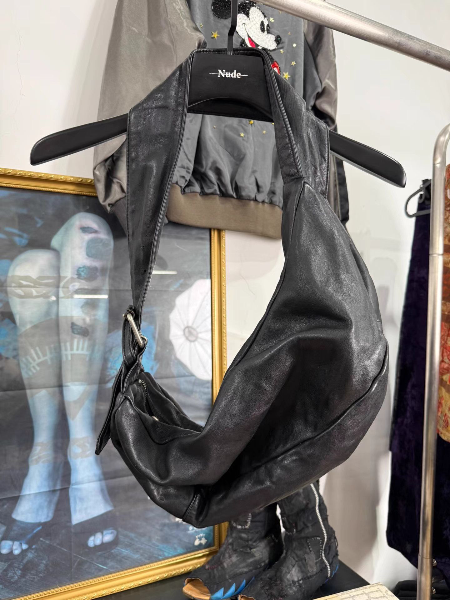 Yohji Yamamoto Yohji Yamamoto Y's Gyoza Dumpling Bag K20 Size ONE SIZE - 1 Thumbnail