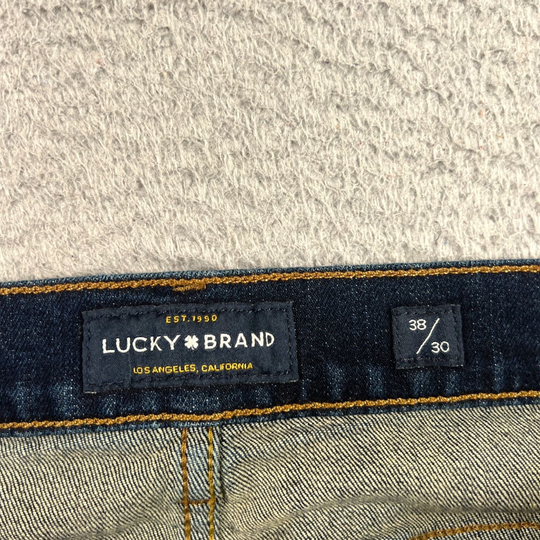 Lucky Brand Lucky Brand 181 Relaxed Fit Jeans Men’s 38x30 Blue Dark Wash Straight Size US 38 / EU 54 - 6 Thumbnail