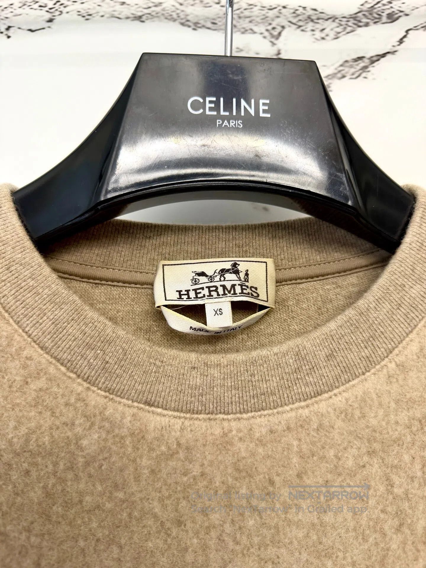 Hermes Hermes Caramel Leather Zip Hoodie| Size US XS / EU 42 / 0 - 3 Thumbnail