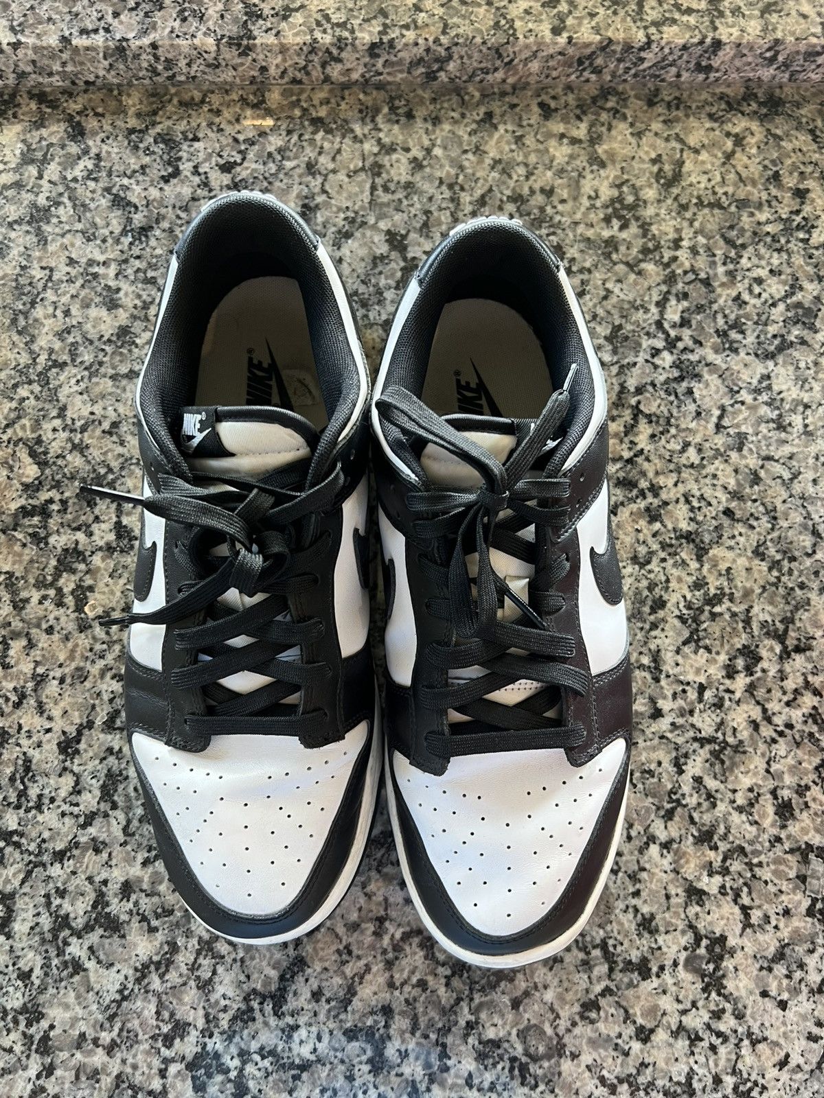 Nike 2021 Dunk Low 'Black White' 🐼 Size US 11 / EU 44 - 6 Thumbnail