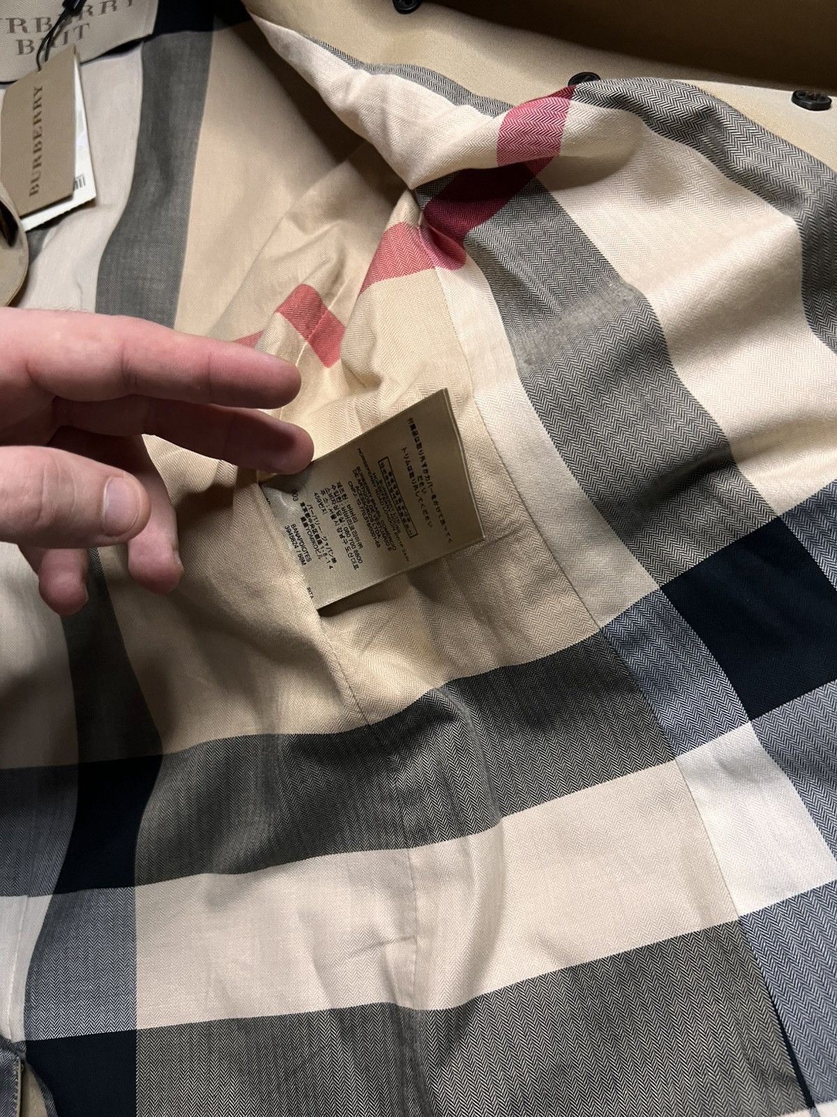 Burberry New trench coat Burberry Brit Size L / US 10 / IT 46 - 11 Thumbnail