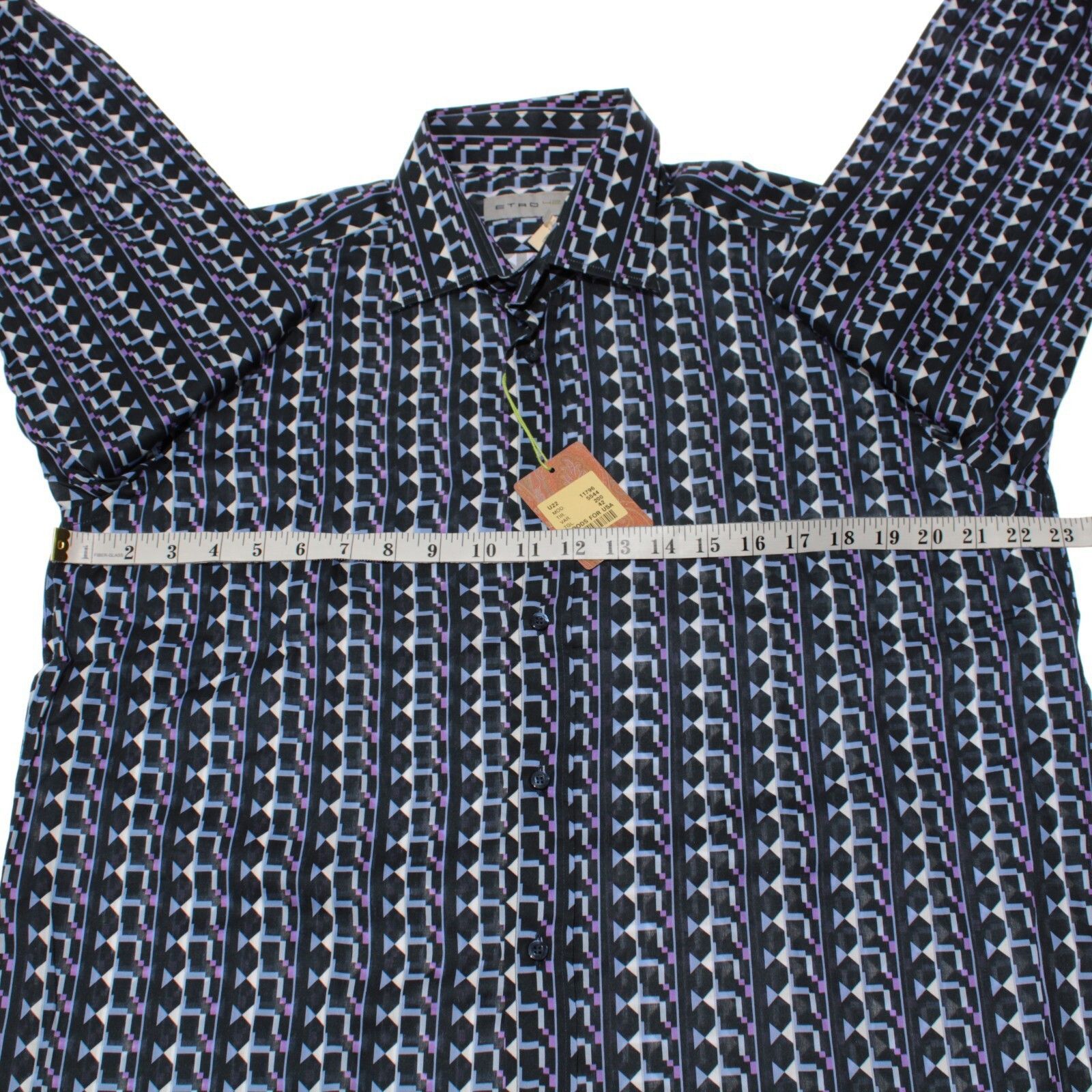 Etro ETRO New with tags Shirt Size L US In Blue Size US L / EU 52-54 / 3 - 6 Thumbnail