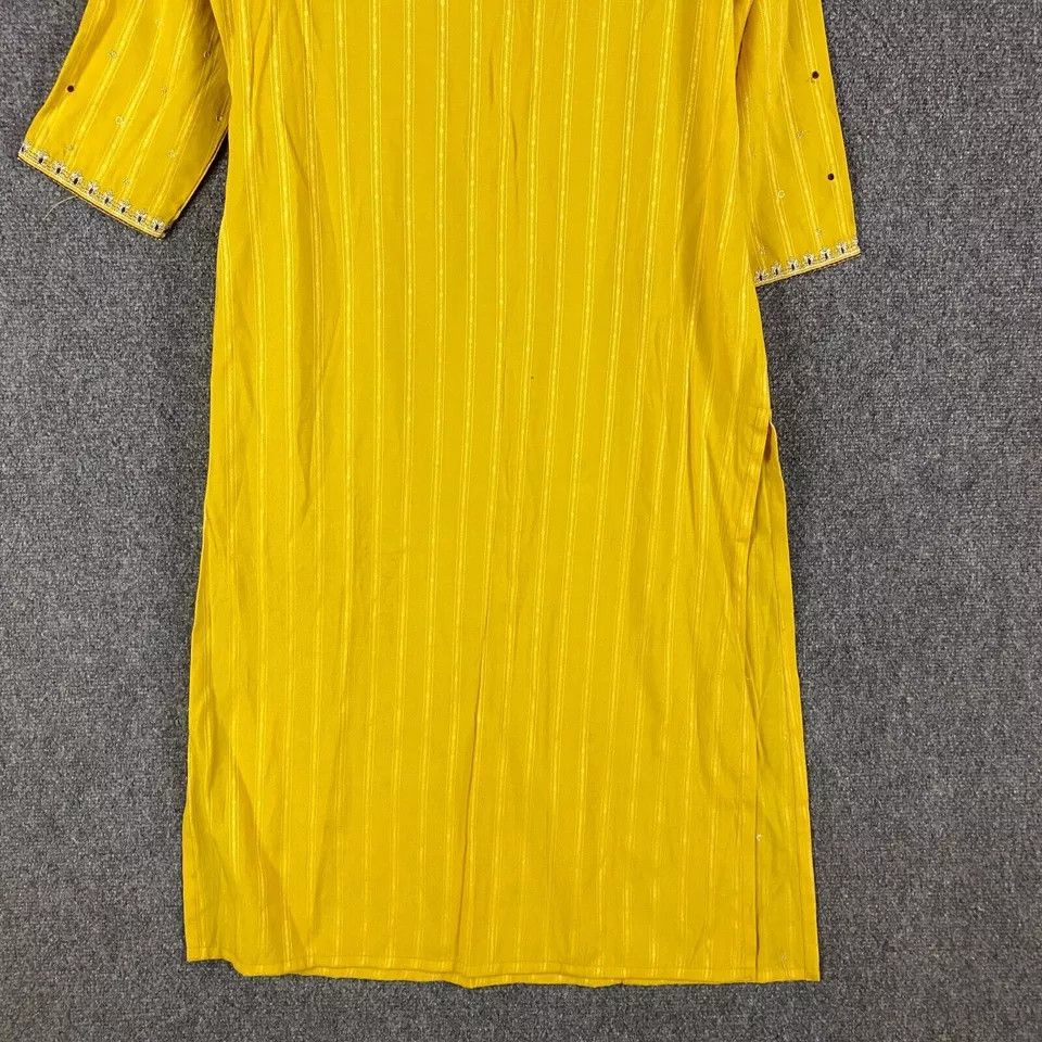 Other Indian Dress Women's Size 42 Medium 3/4 Sleeve Maxi Formal Size M / US 6-8 / IT 42-44 - 7 Thumbnail