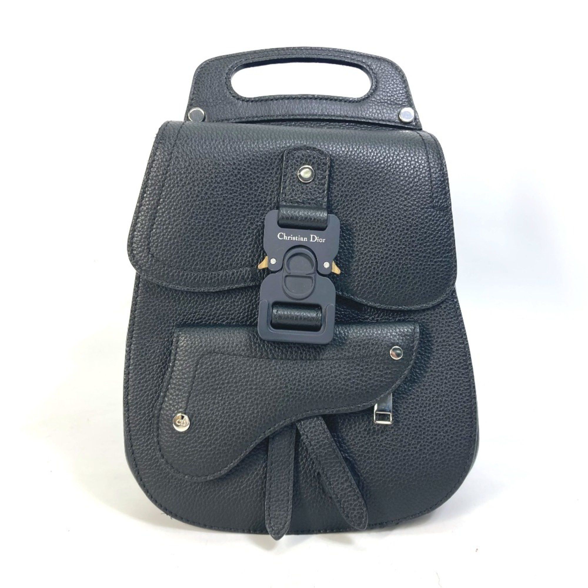 Dior CHRISTIAN DIOR Bag Saddle backpack Backpack Black Size ONE SIZE - 1 Thumbnail