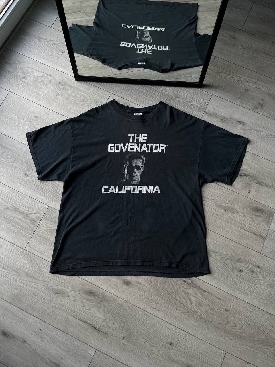 Vintage Vintage The Govenator California Boxy Humor T-shirt Y2K XL Size US XL / EU 56 / 4 - 1 Thumbnail