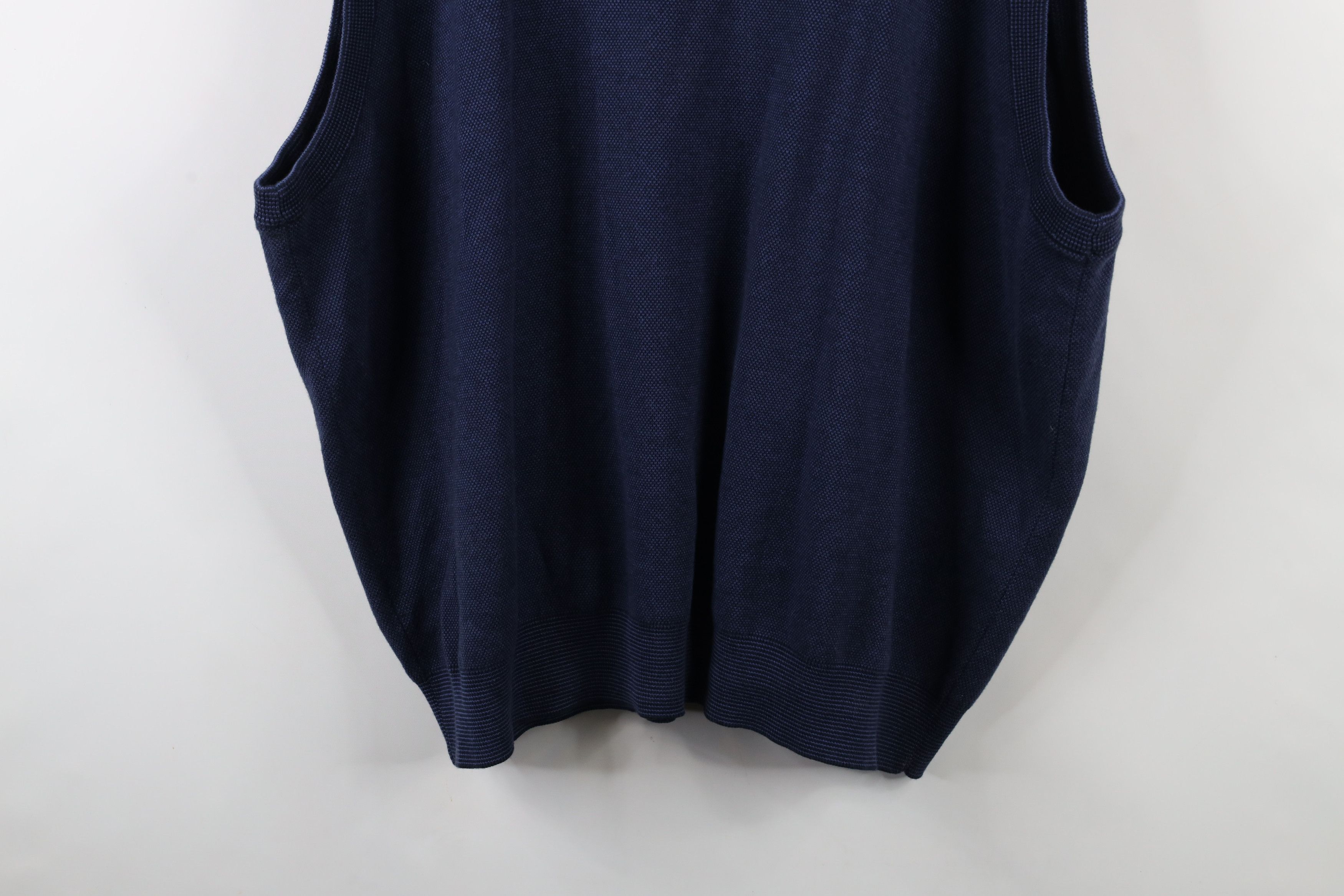 Vintage Deadstock Vintage 90s Streetwear Knit V-Neck Sweater Vest Size US XXL / EU 58 / 5 - 10 Thumbnail