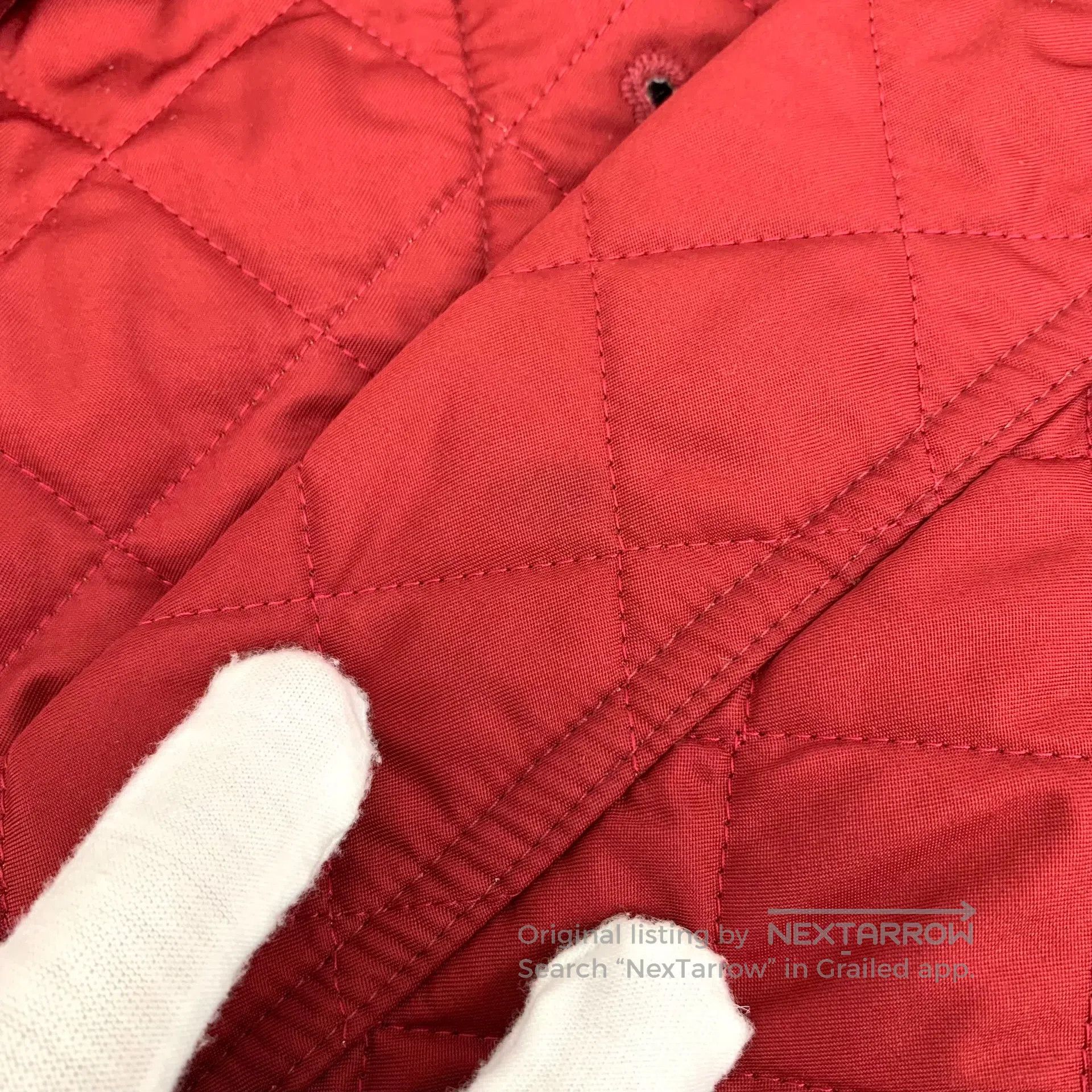 Burberry Burberry Red diamond pattern lapel single-breasted long sl Size US S / EU 44-46 / 1 - 9 Thumbnail