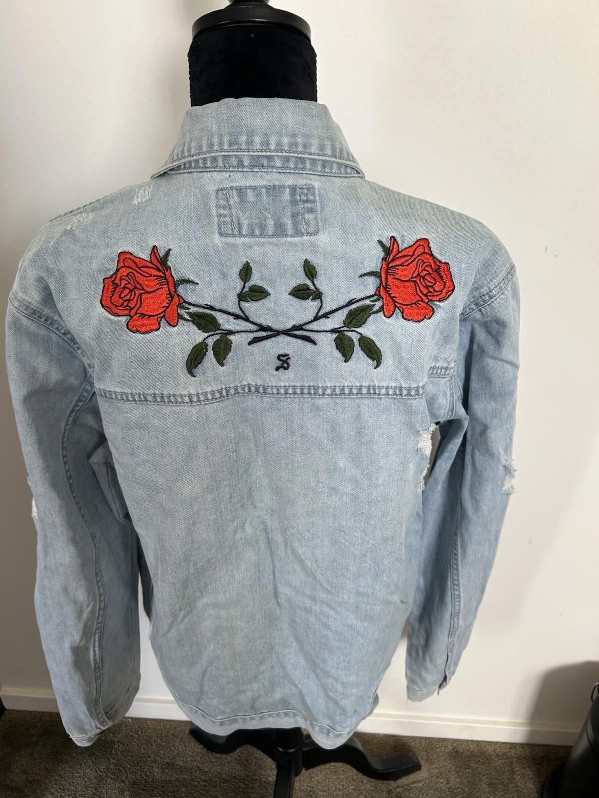 Other Saint Morta Culture Kings Distressed Denim Jacket - Sz XXL Size US XXL / EU 58 / 5 - 3 Thumbnail