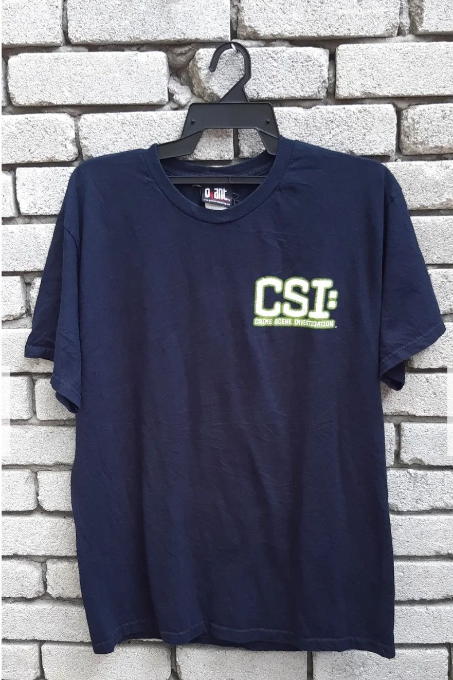 Giant × Vintage C.S.I ..CRIME SCENE INVESTIGATION t shirt Size US L / EU 52-54 / 3 - 2 Thumbnail