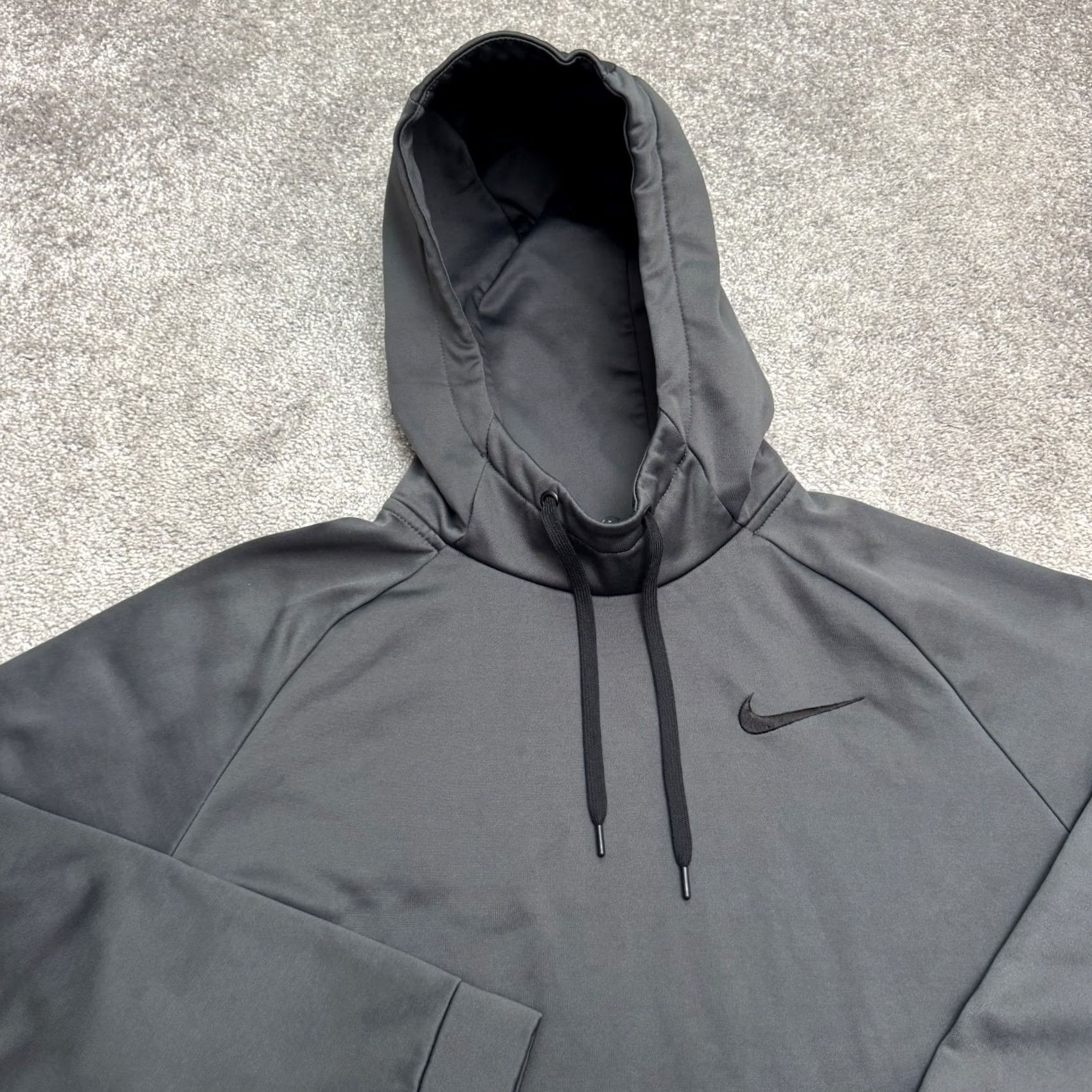 Nike Nike Dri-Fit Hoodie Pullover Sweatshirt Mens XL Charcoal Gray Fleece Activewear Size US XL / EU 56 / 4 - 4 Thumbnail