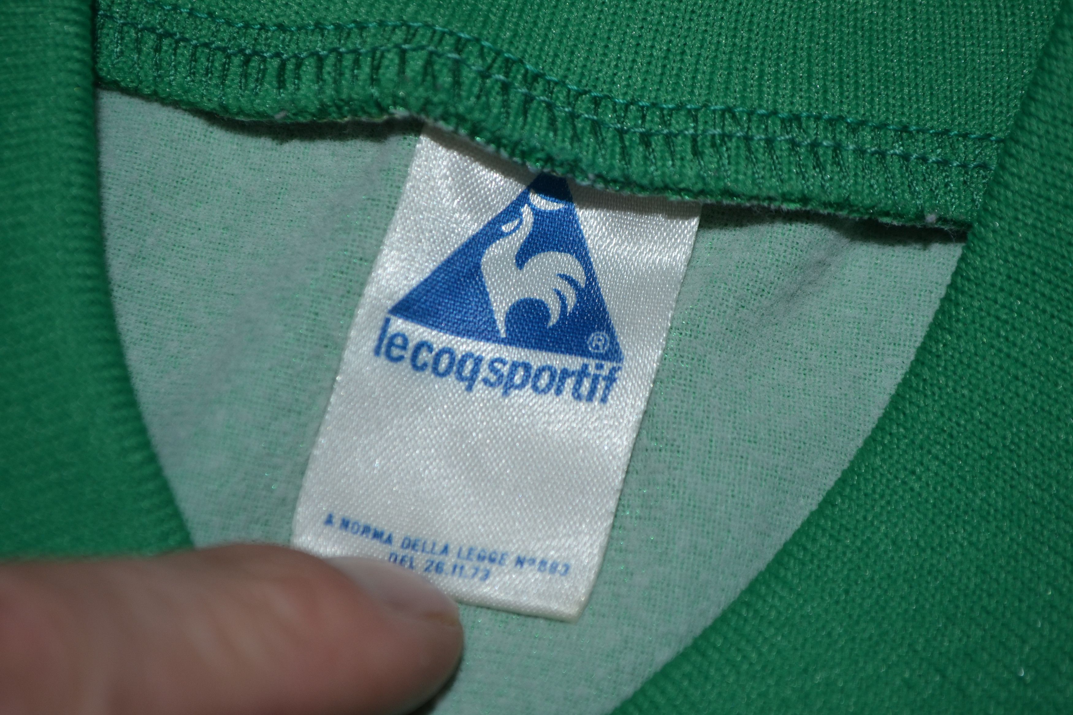 Le Coq Sportif Vintage 80s 70s Le Coq Sportif Football Shirt Jersey Maillot Size US M / EU 48-50 / 2 - 3 Thumbnail