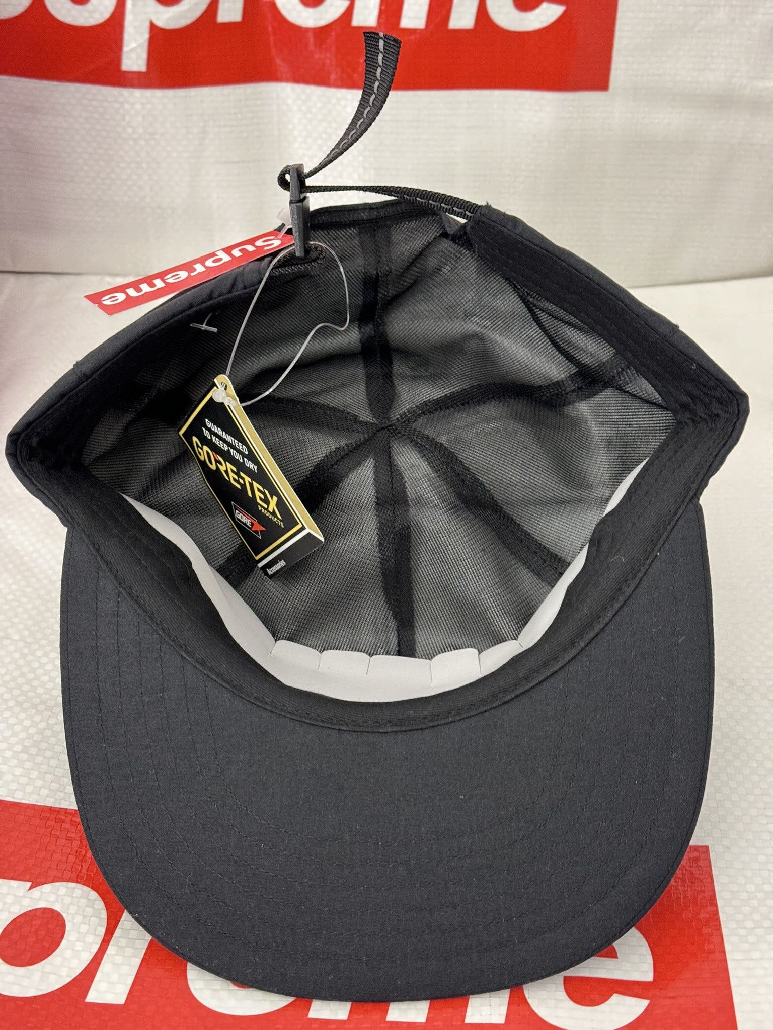 Supreme Supreme Gore Tex S logo 6 panel CAP HAT SS 19 | Grailed