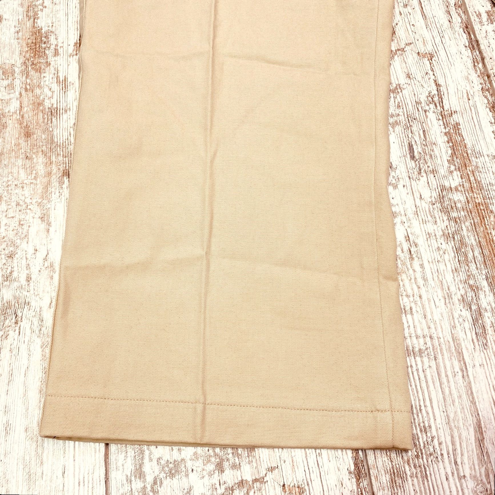Lands' End Lands End Deck Pants Mens 2XL Beige Canvas Drawstring Elastic Waist Casual 7556 Size US 39 - 3 Thumbnail