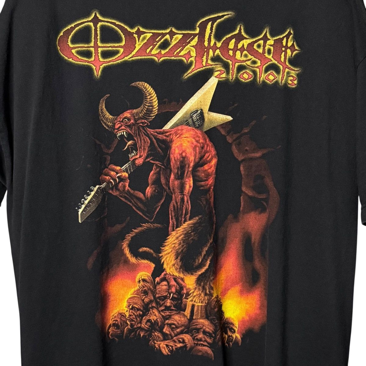 Band Tees Vintage 2003 Ozzfest Heavy Metal Band T-Shirt Size XXL, Rare Size US XXL / EU 58 / 5 - 2 Thumbnail